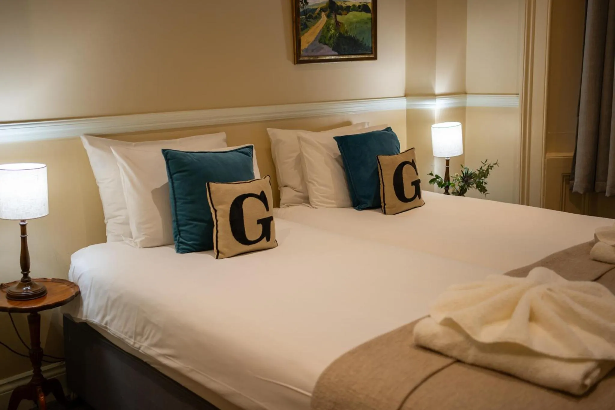 Bed in Georgian House Hotel