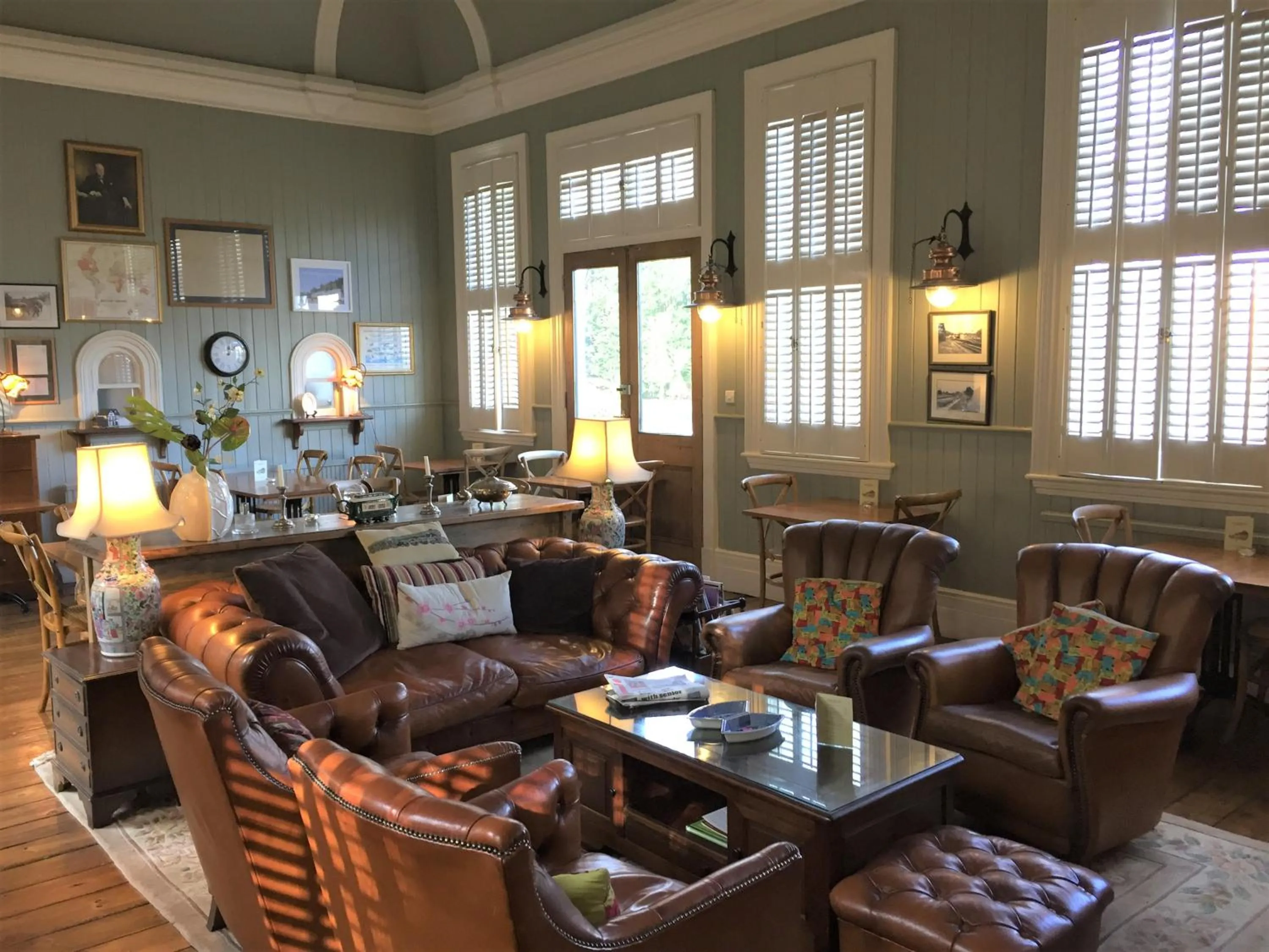 Living room in The Old Railway Station