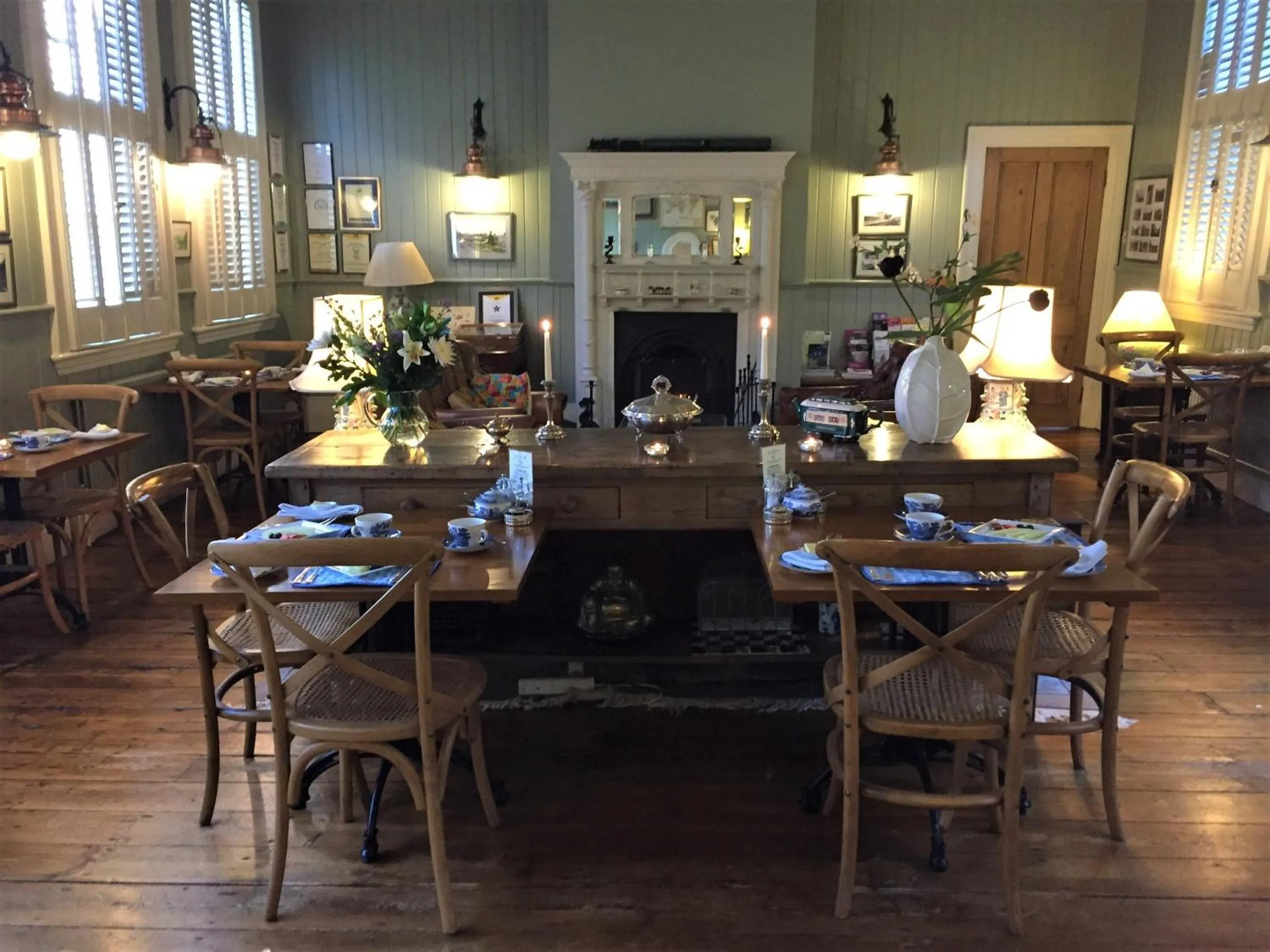 Dining area in The Old Railway Station