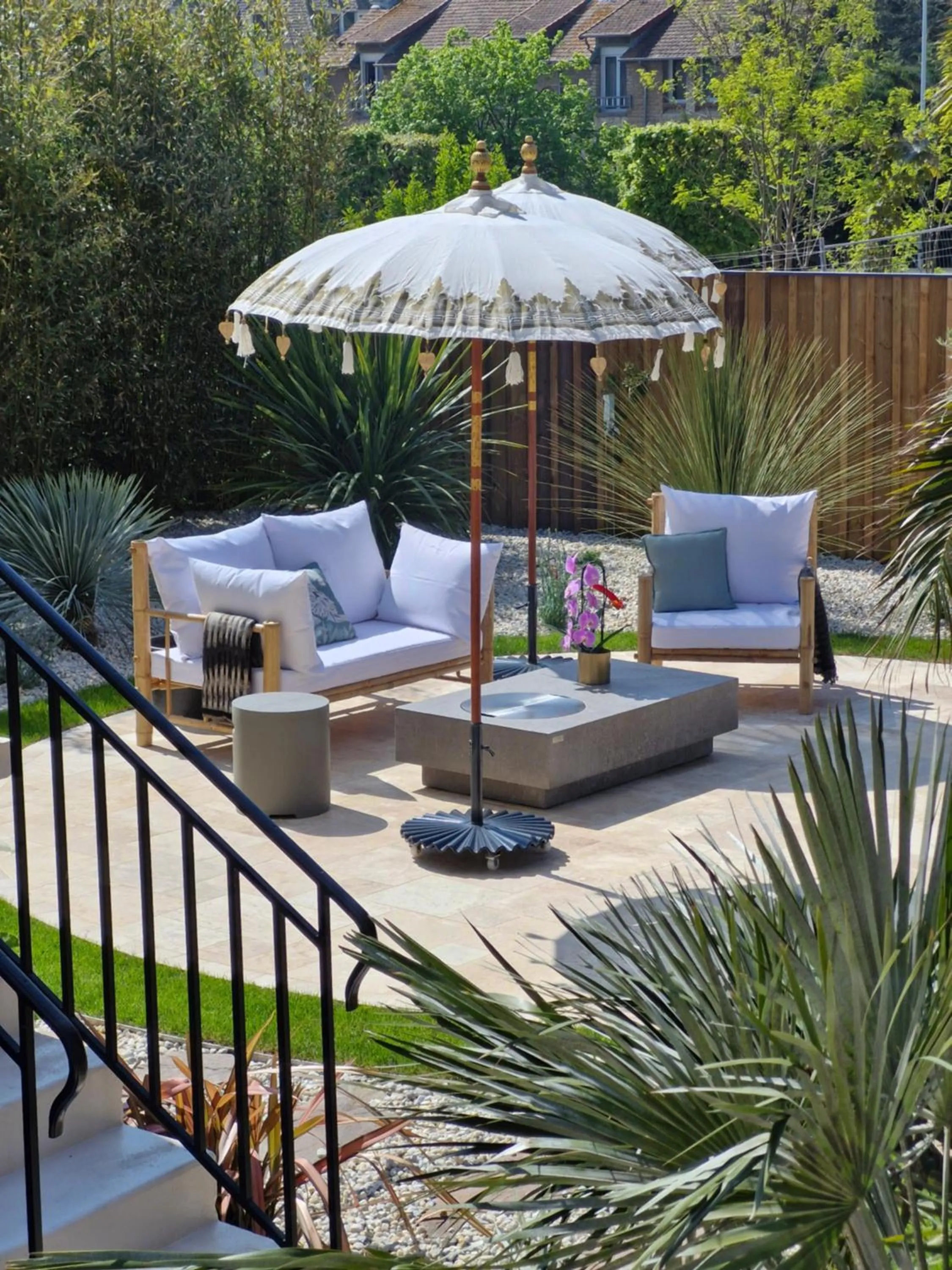 Patio in Villa Victoria Hôtel et Spa