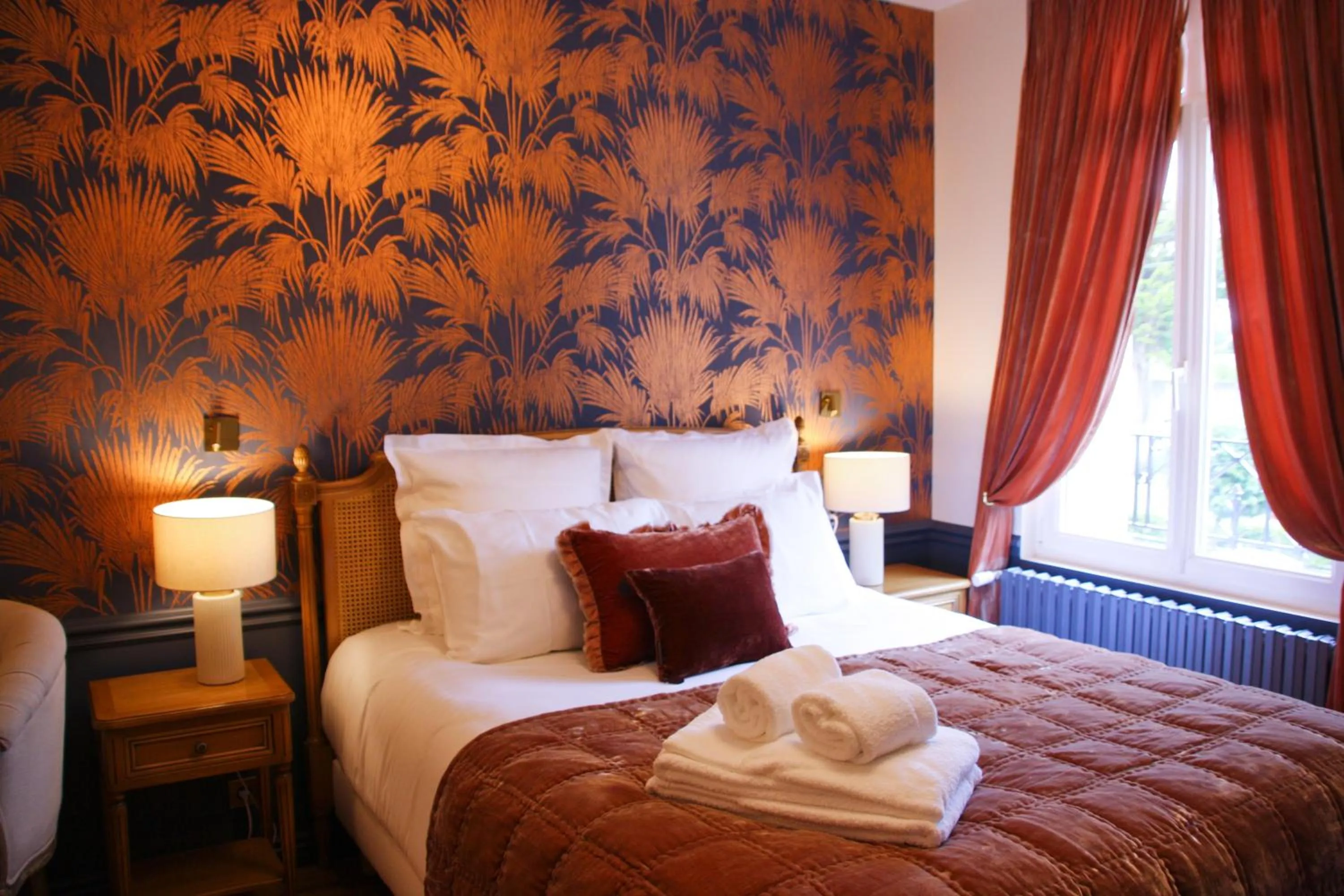 Bed in Villa Victoria Hôtel et Spa