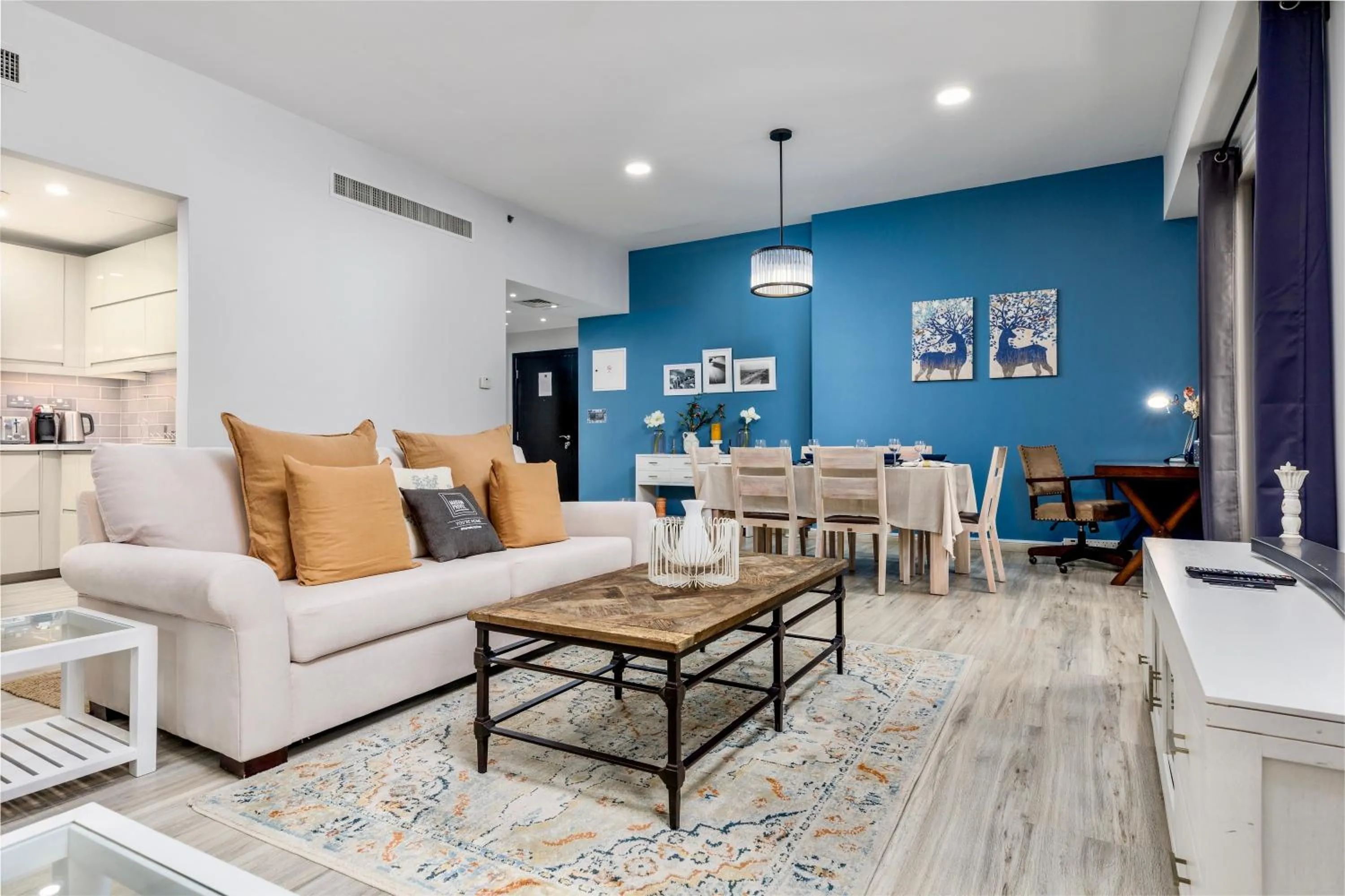 TV and multimedia in Maison Privee - Serene & Luxury Retreat in the Heart of JBR Beach