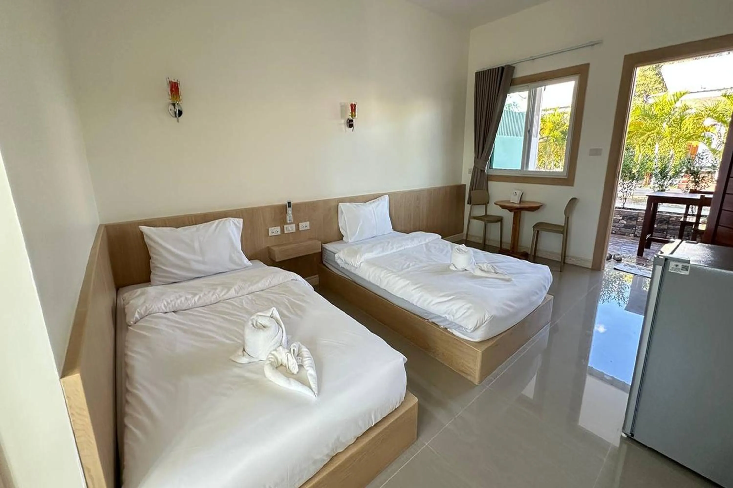 Bed in The White House P&N Hotel Chiang Rai