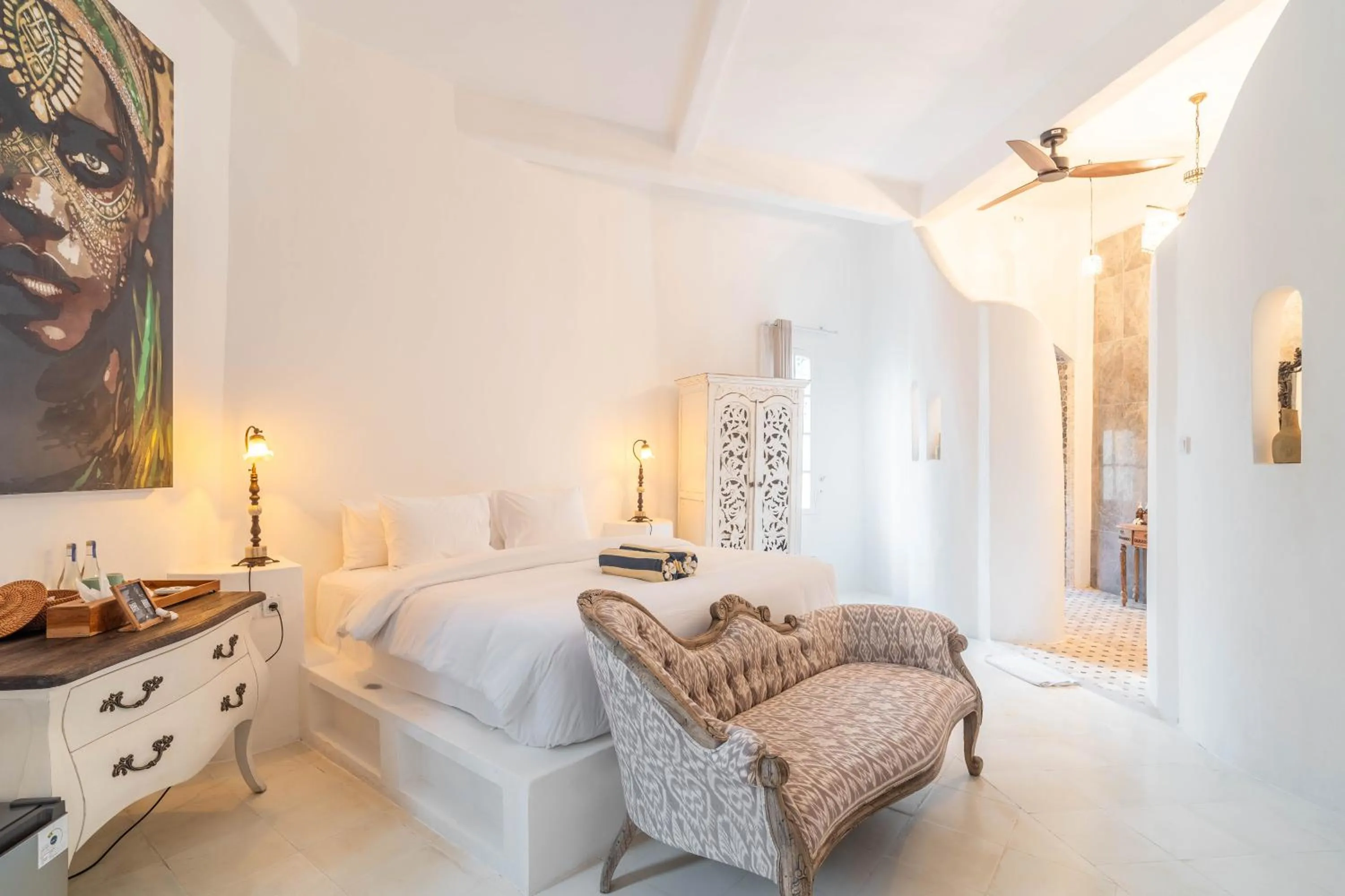 Bedroom, Bed in La Santa Rosa