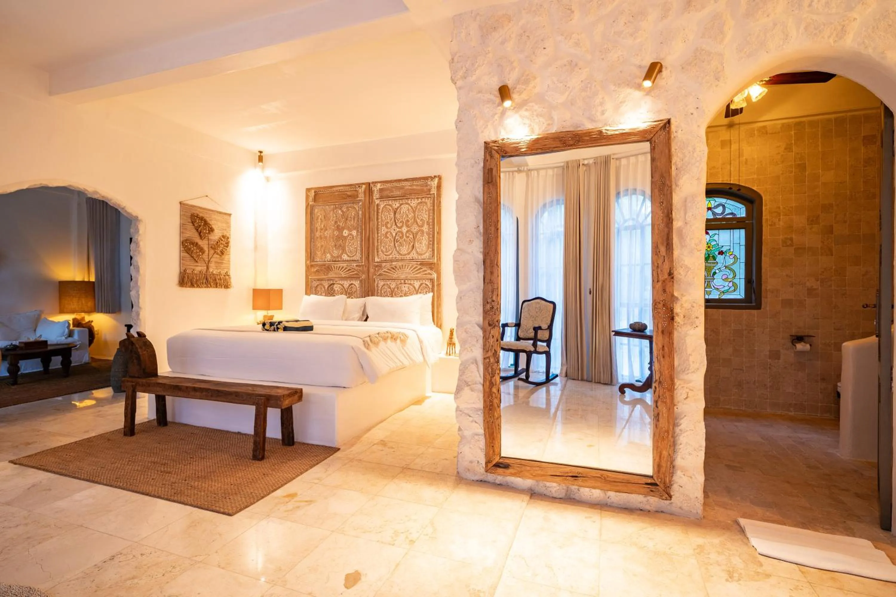 Bedroom, Bed in La Santa Rosa