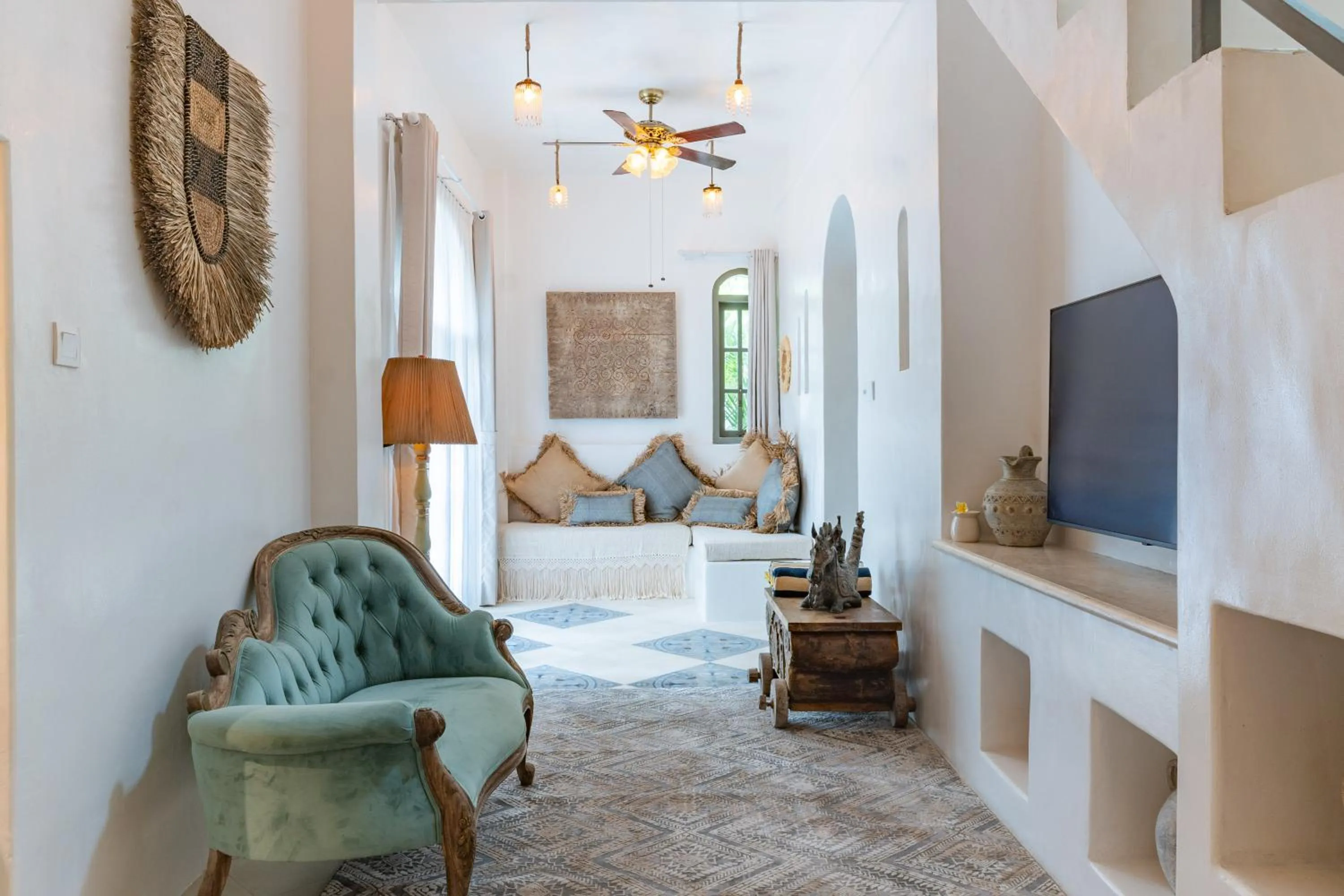 Living room in La Santa Rosa