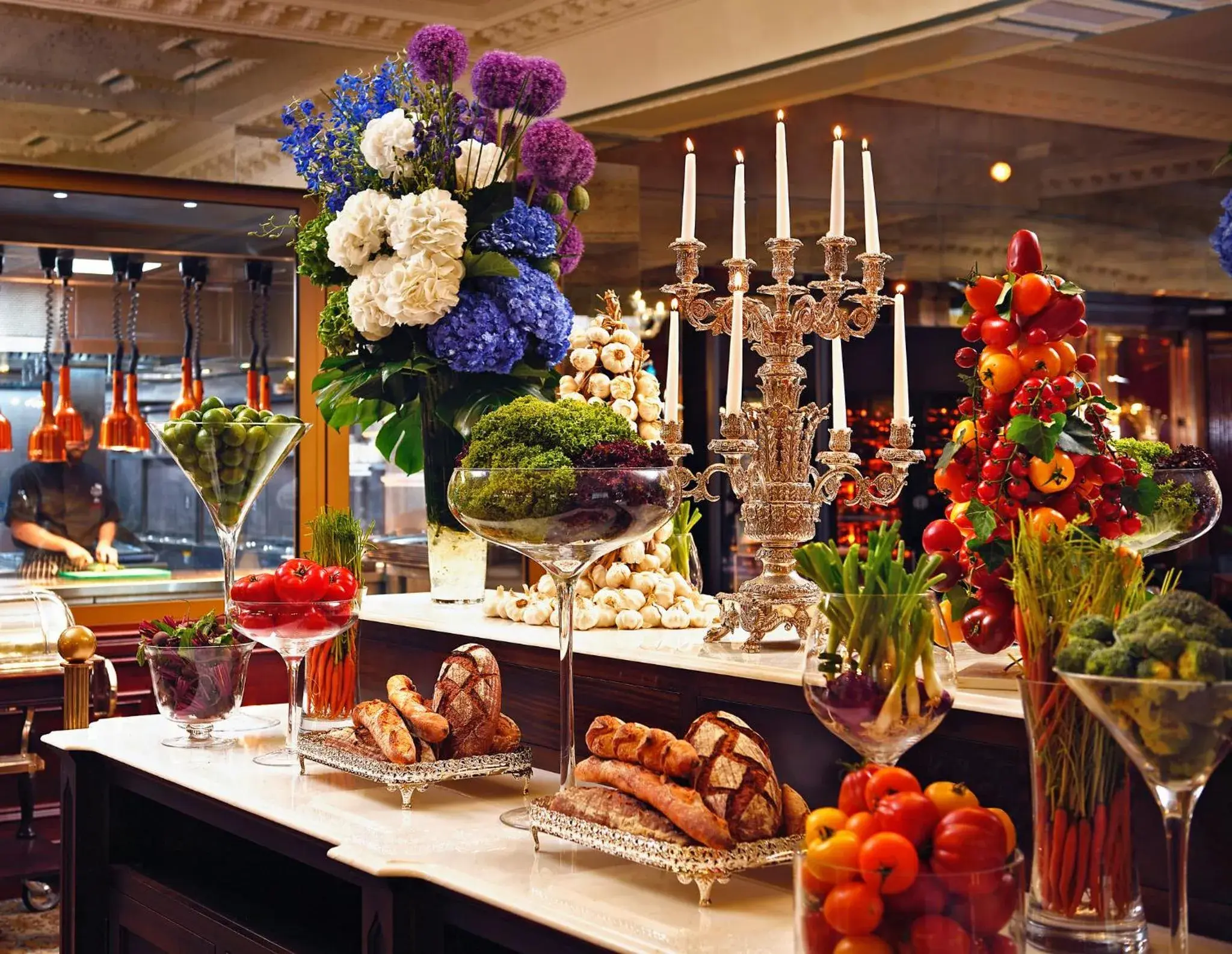 Buffet breakfast in Rubens At The Palace Buffet breakfast in Rubens At The Palace