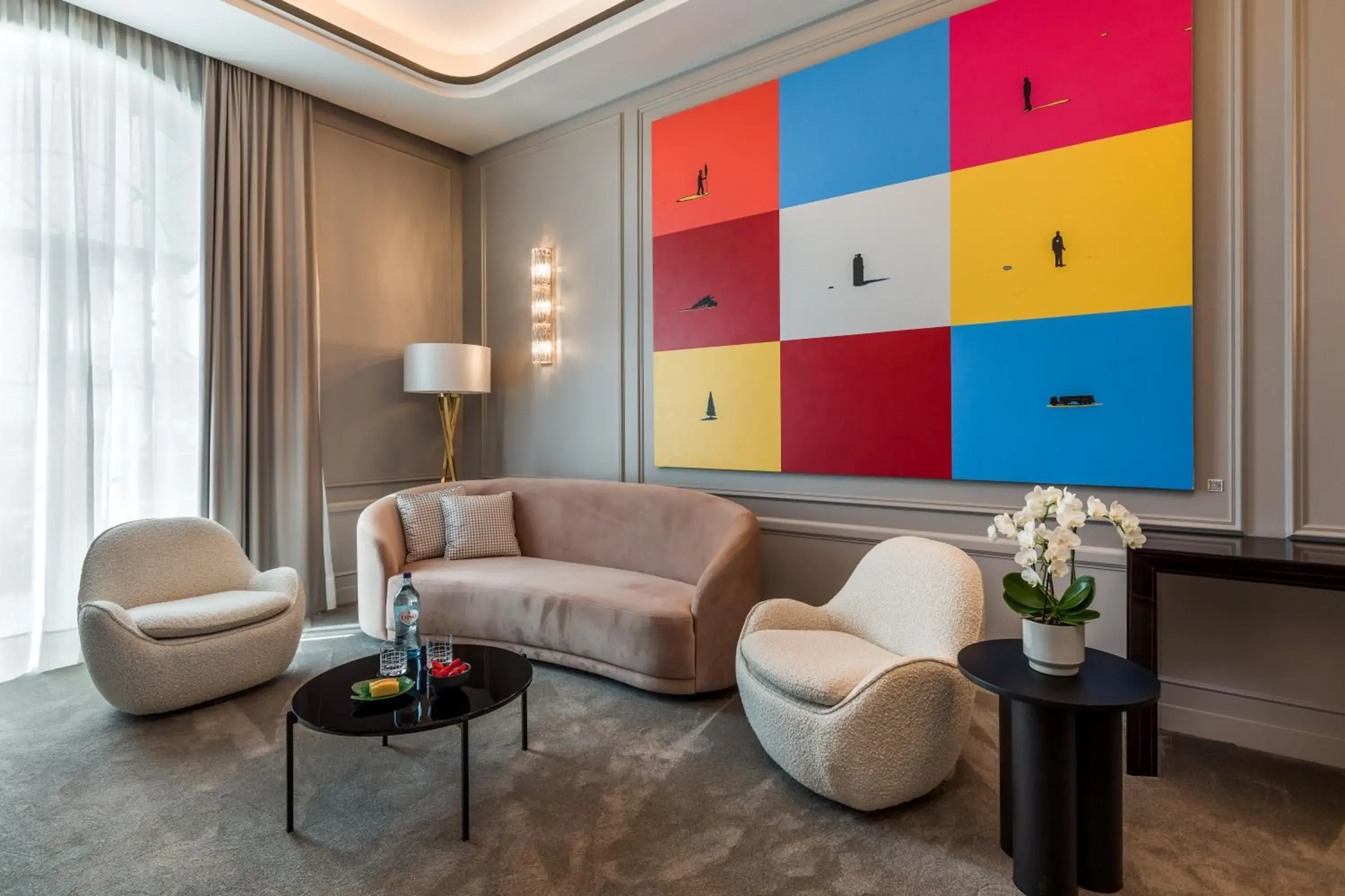 Living room in Maison Albar - Amoure - The Leading Hotels of the World Living room in Maison Albar - Amoure - The Leading Hotels of the World