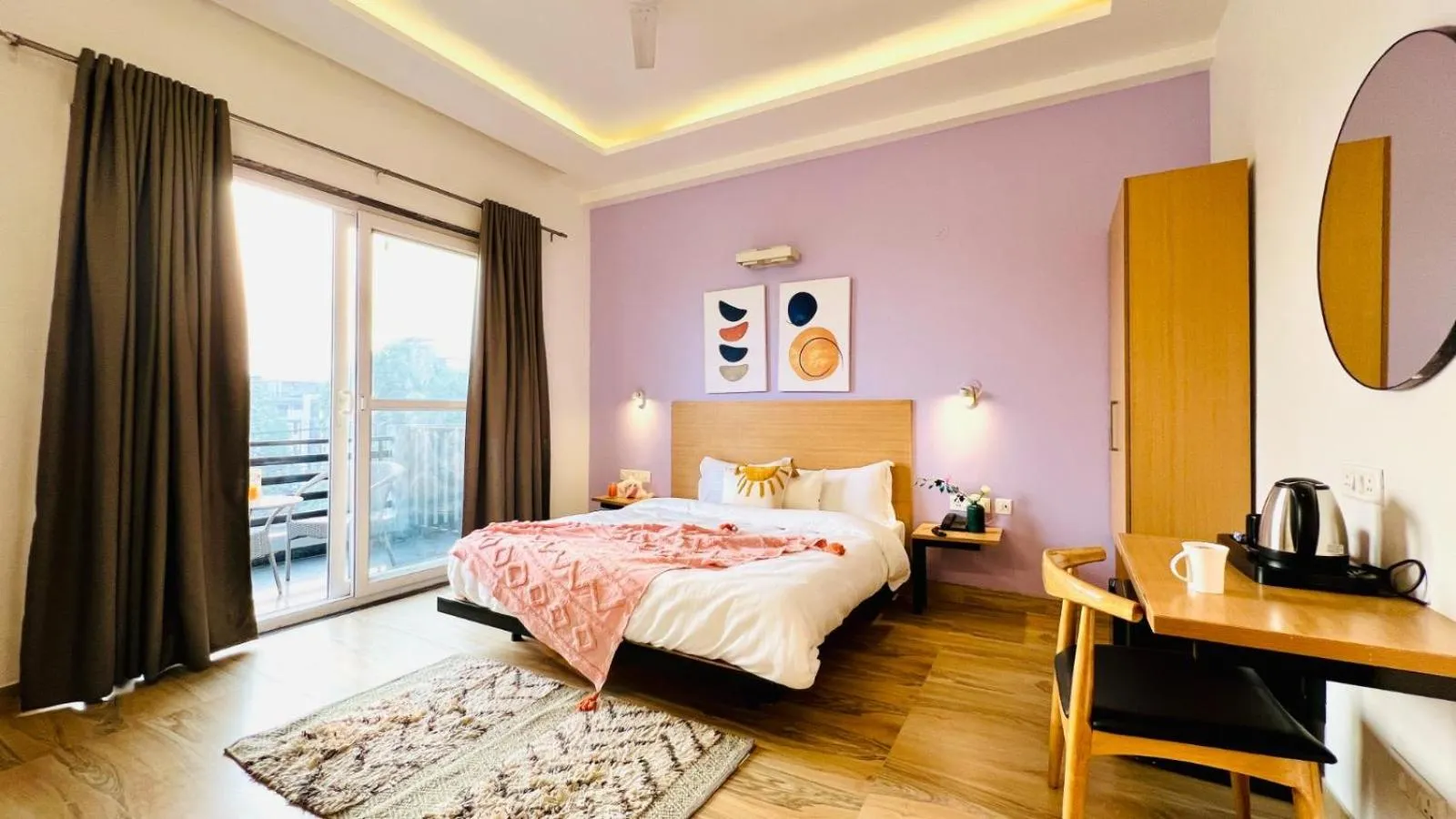 Bed in BluO Medicity - Boutique Hotel Gurgaon