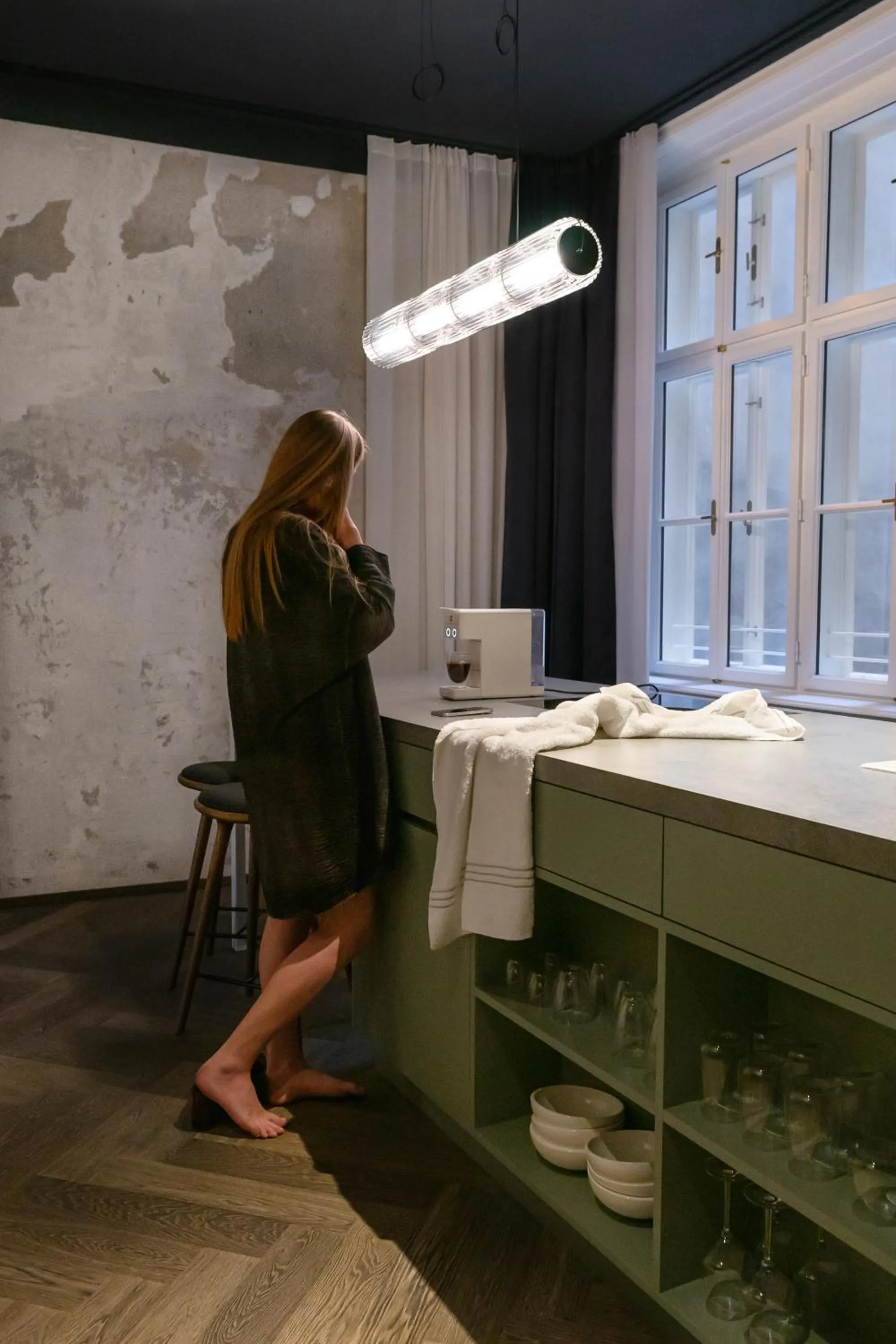 kitchen in Rooms by Wolfensson - Boutique Hotel