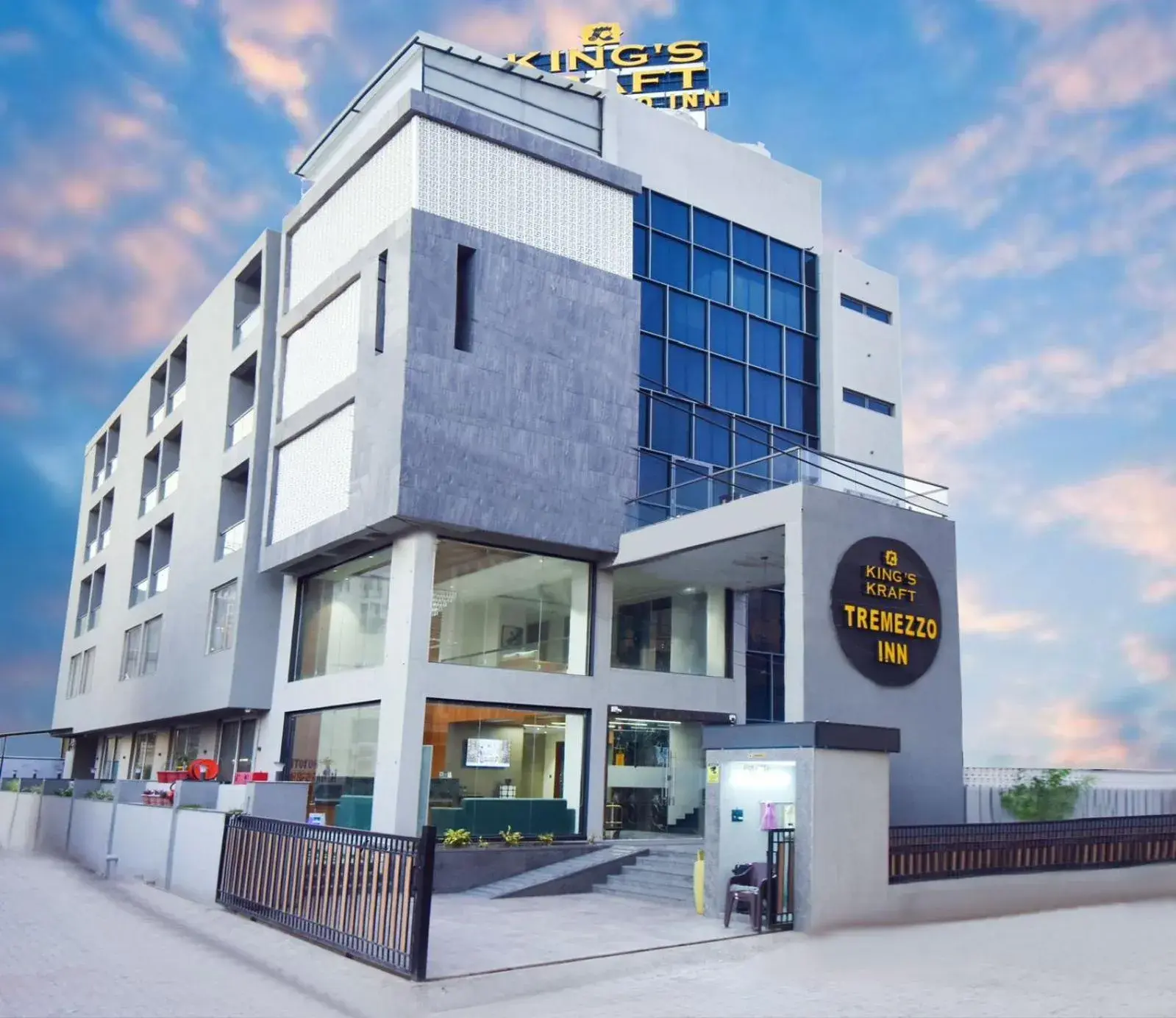 Property building in Kings Kraft Tremezzo Inn, Somnath Property building in Kings Kraft Tremezzo Inn, Somnath