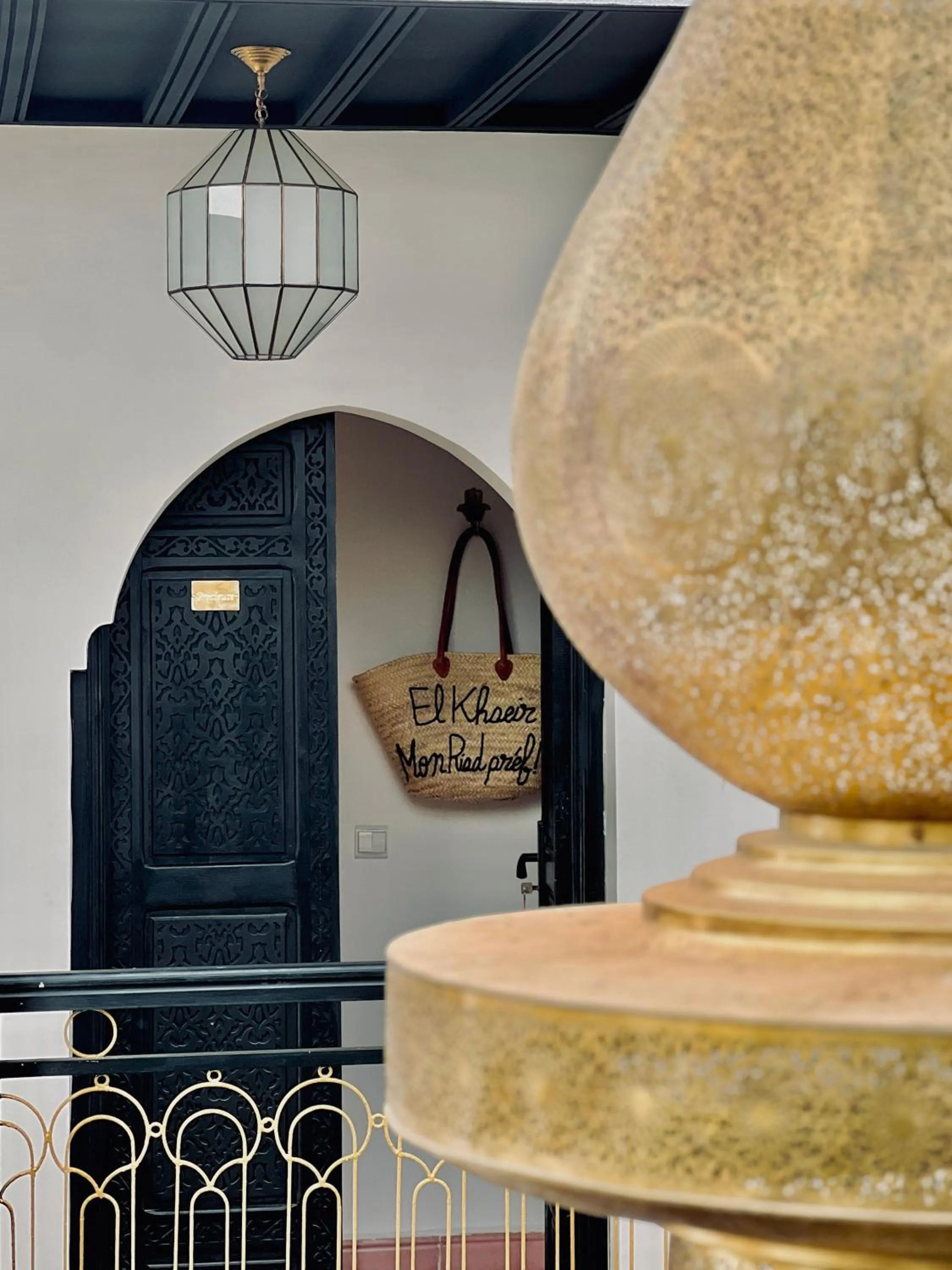 Decorative detail in Riad El Khaeir - Piscine, Hamam & Spa