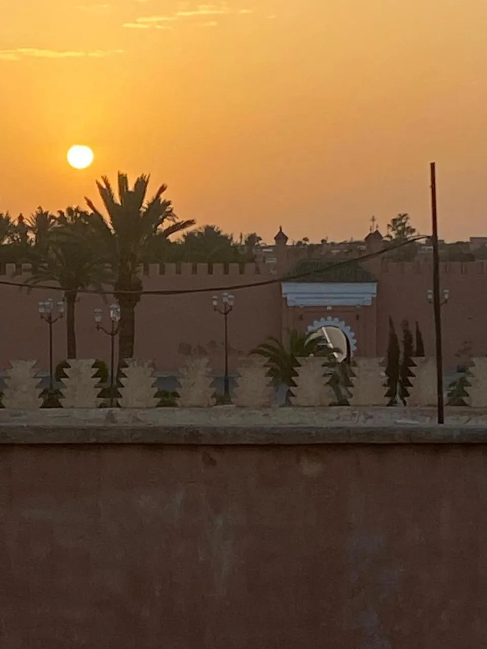 Sunset in Riad El Khaeir - Piscine, Hamam & Spa