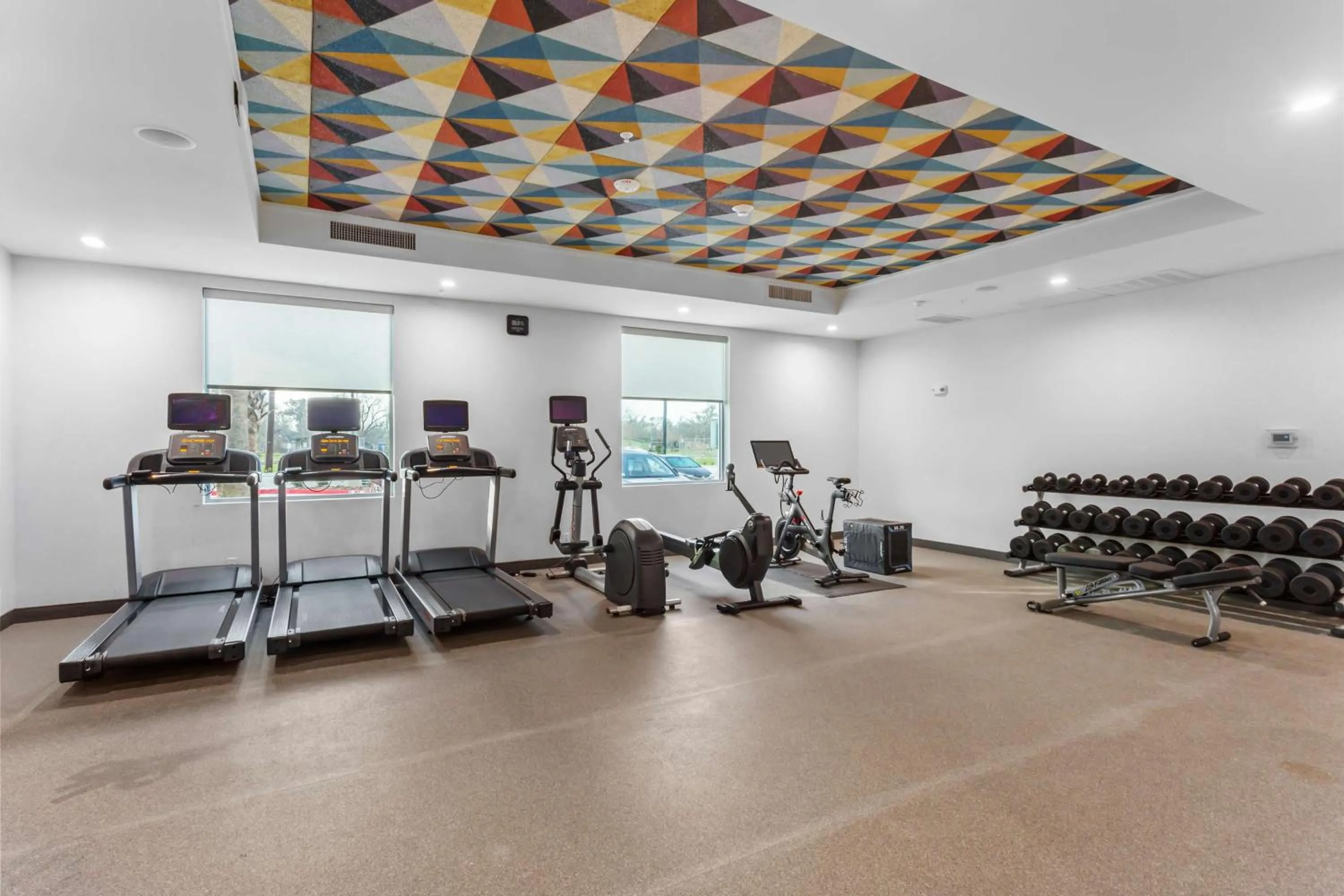 Fitness centre/facilities in Home2 Suites By Hilton Lake Jackson