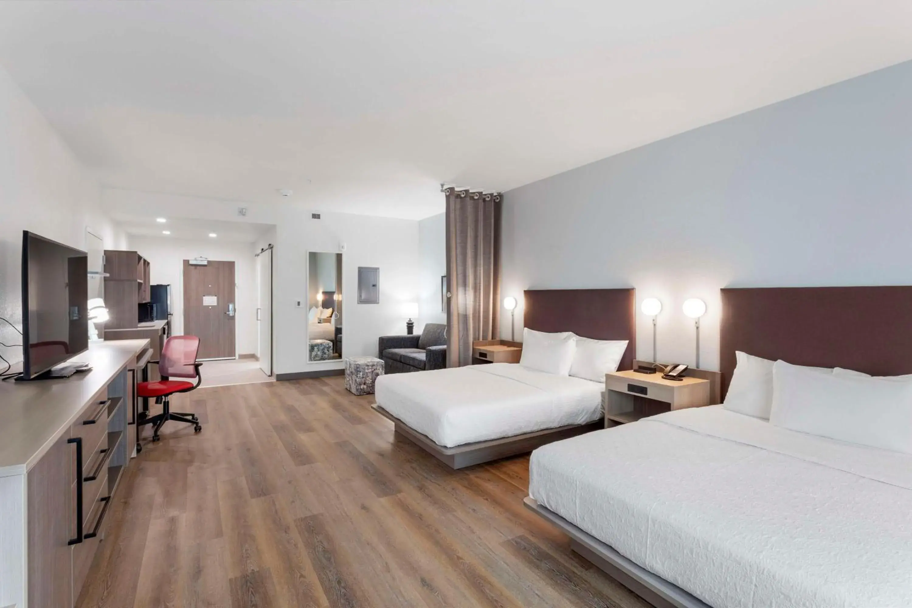 Living room, Bed in Home2 Suites By Hilton Lake Jackson Living room, Bed in Home2 Suites By Hilton Lake Jackson