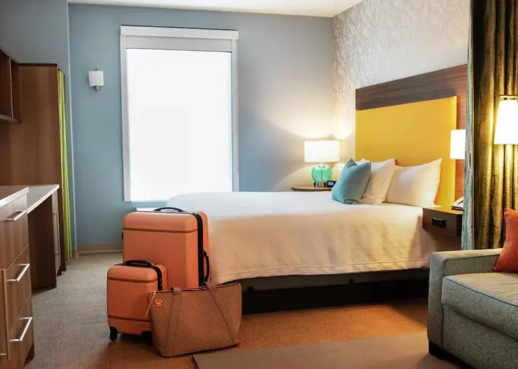 Bed in Home2 Suites By Hilton Marion Bed in Home2 Suites By Hilton Marion