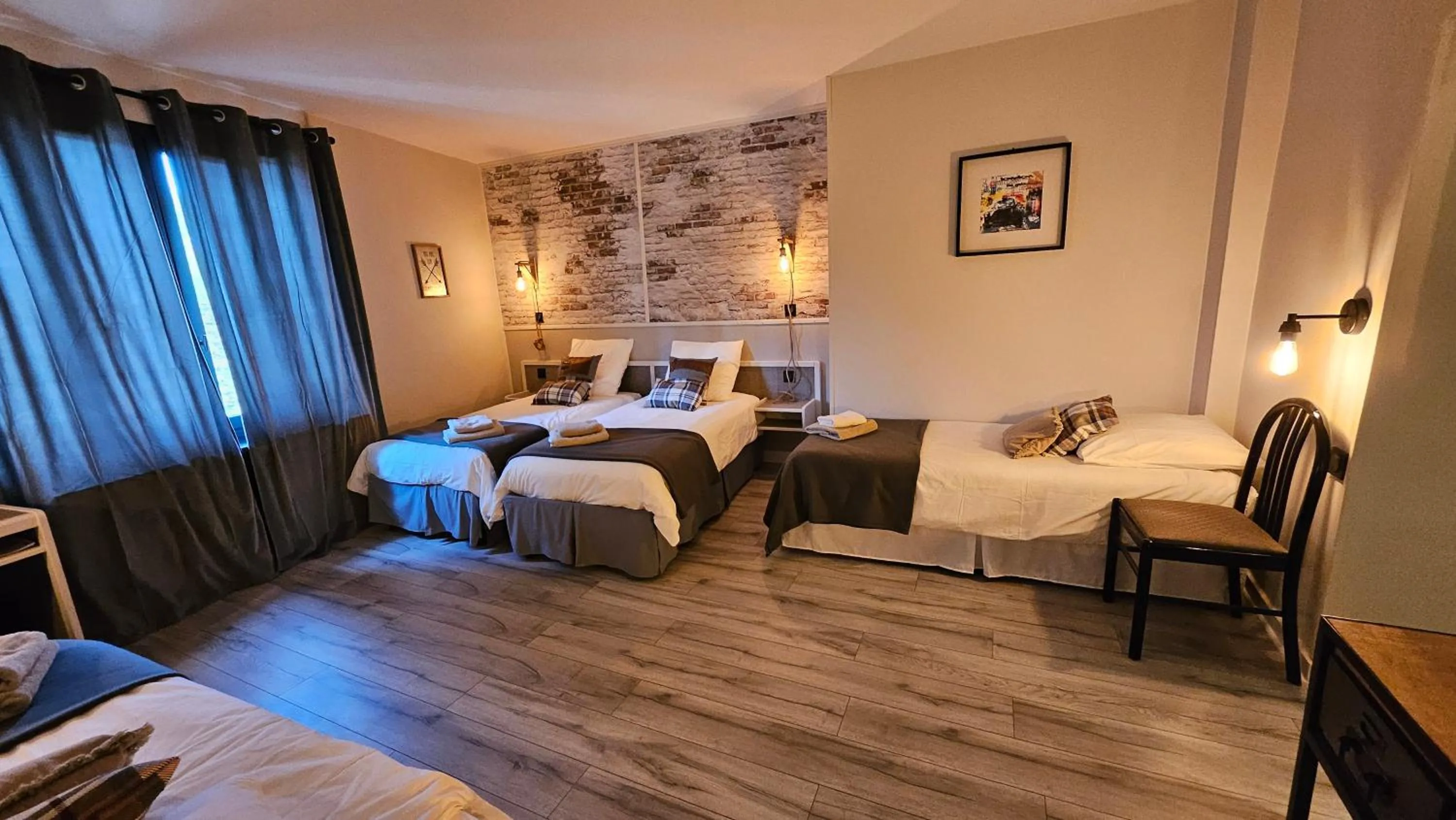 Bed in Auberge de la Marine