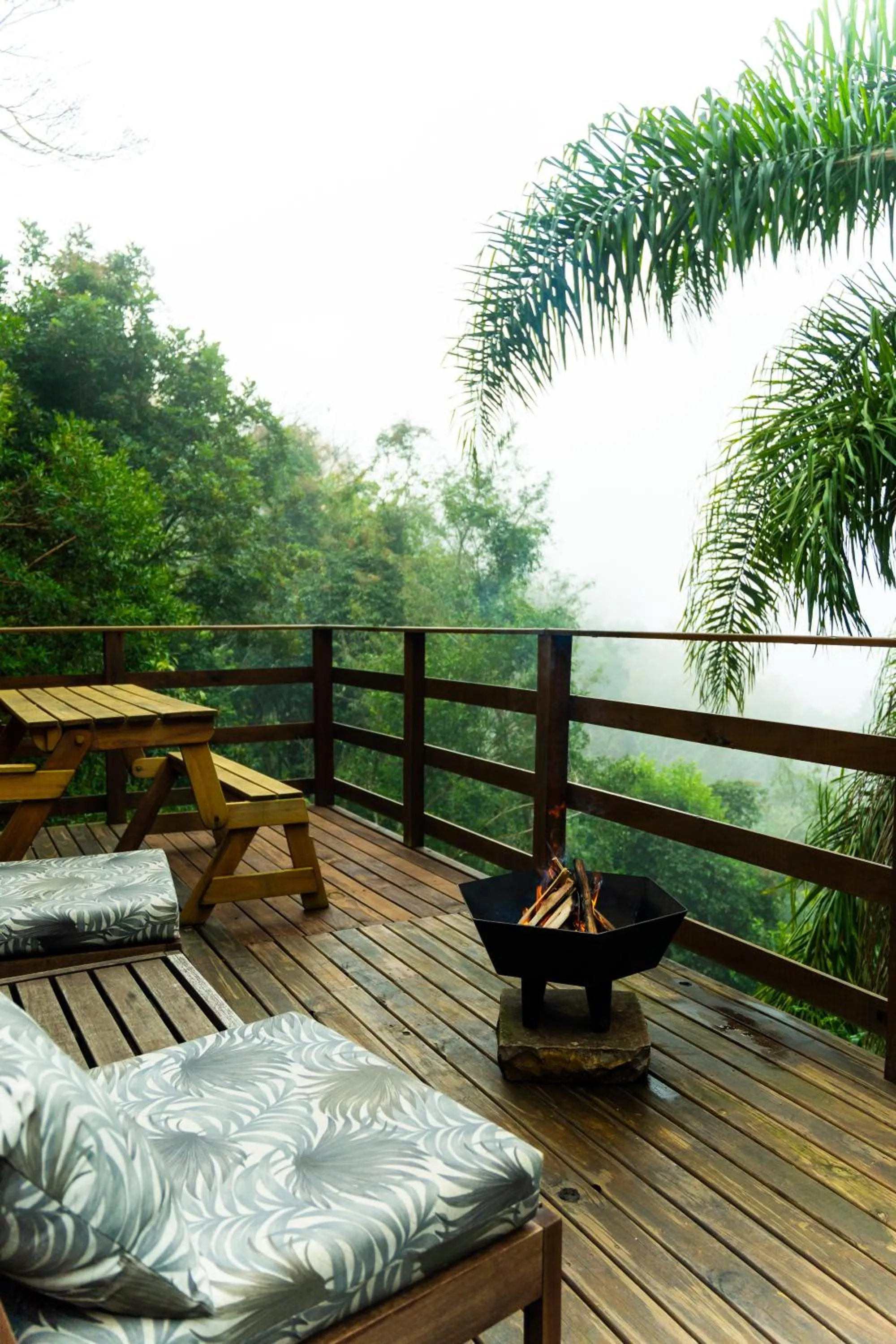 fireplace in Taboo Refúgio