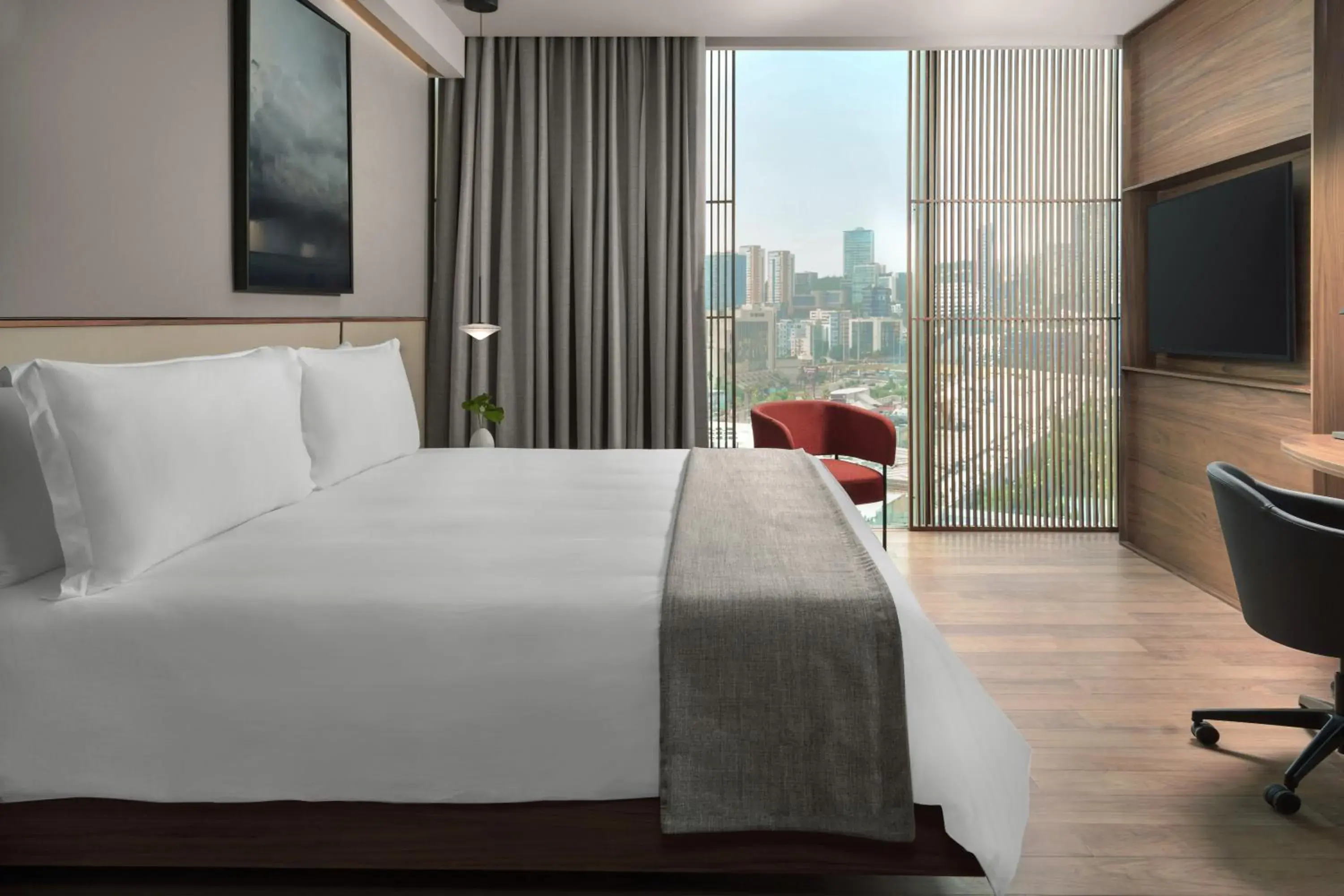 Bed in Presidente InterContinental Monterrey by IHG Bed in Presidente InterContinental Monterrey by IHG