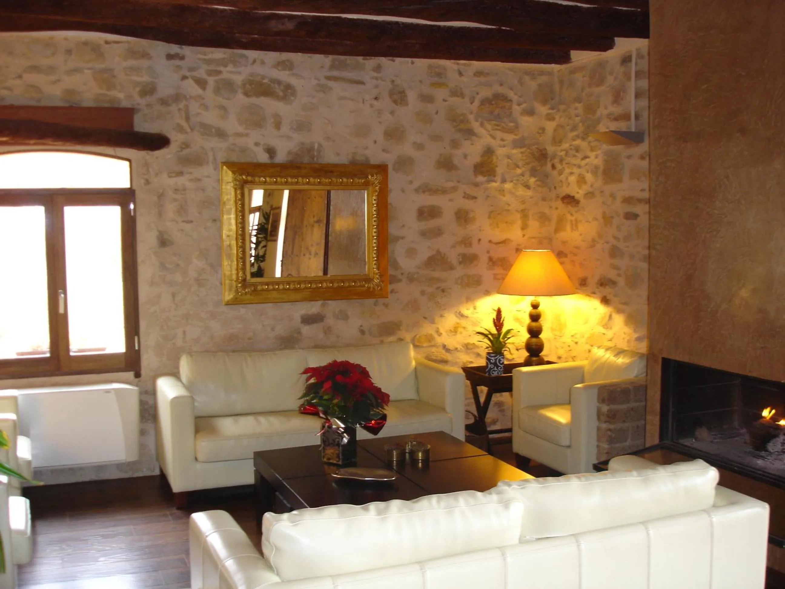 Decorative detail in Molí Blanc Hotel