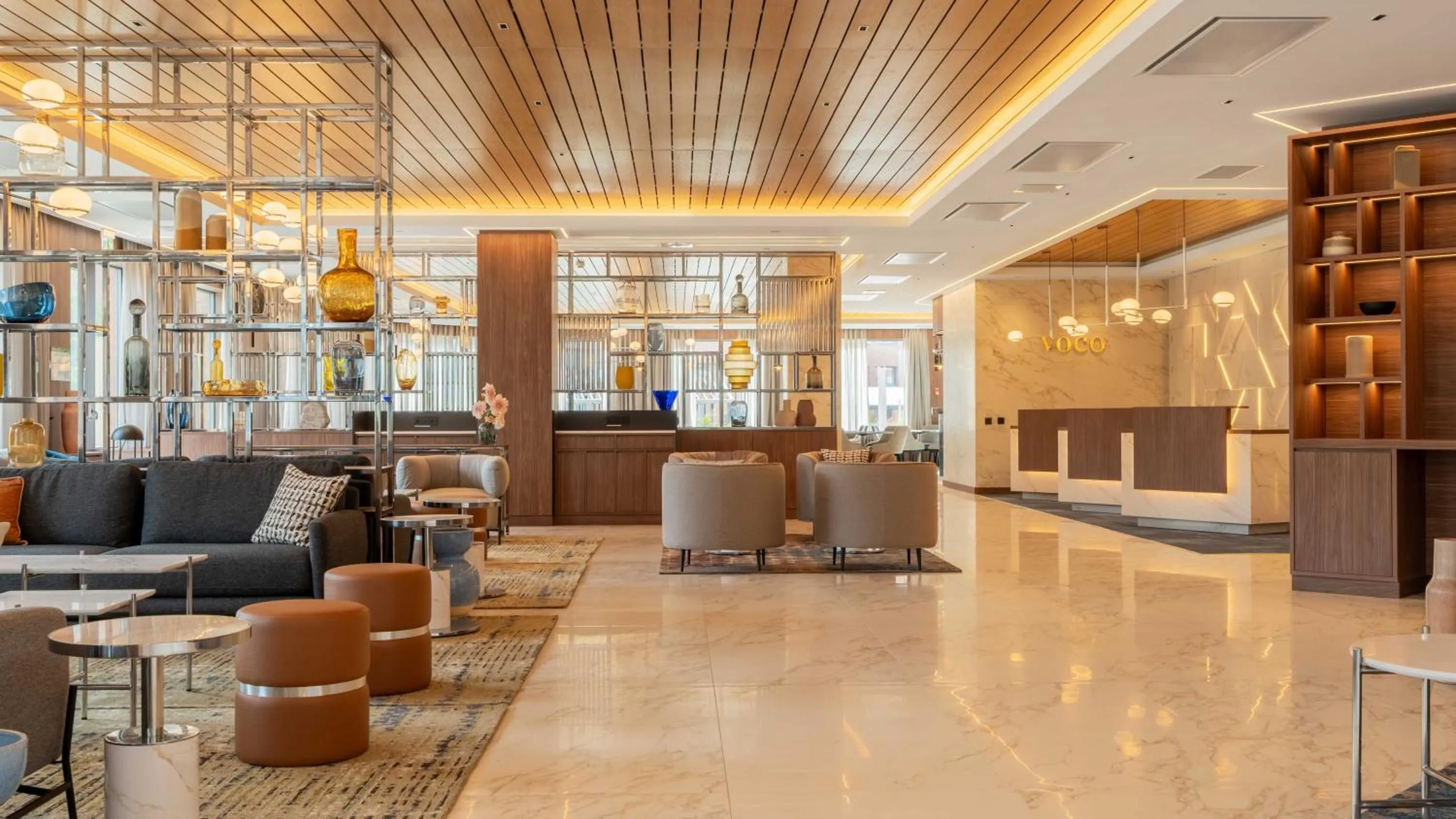 Lobby or reception in voco Stockholm - Kista by IHG
