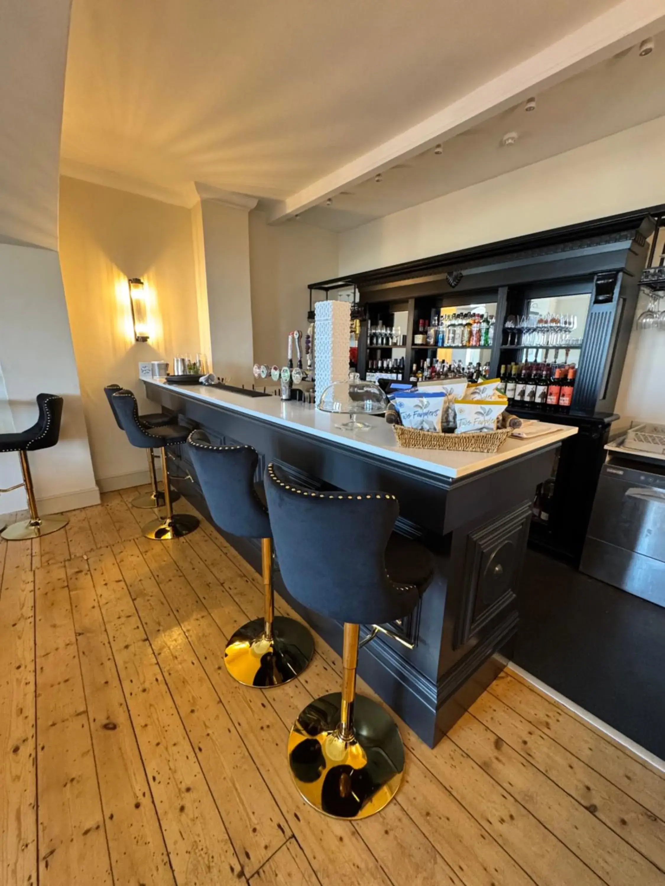 Lounge or bar in The Edge Of The Beach formally The Edgcumbe Hotel Lounge or bar in The Edge Of The Beach formally The Edgcumbe Hotel