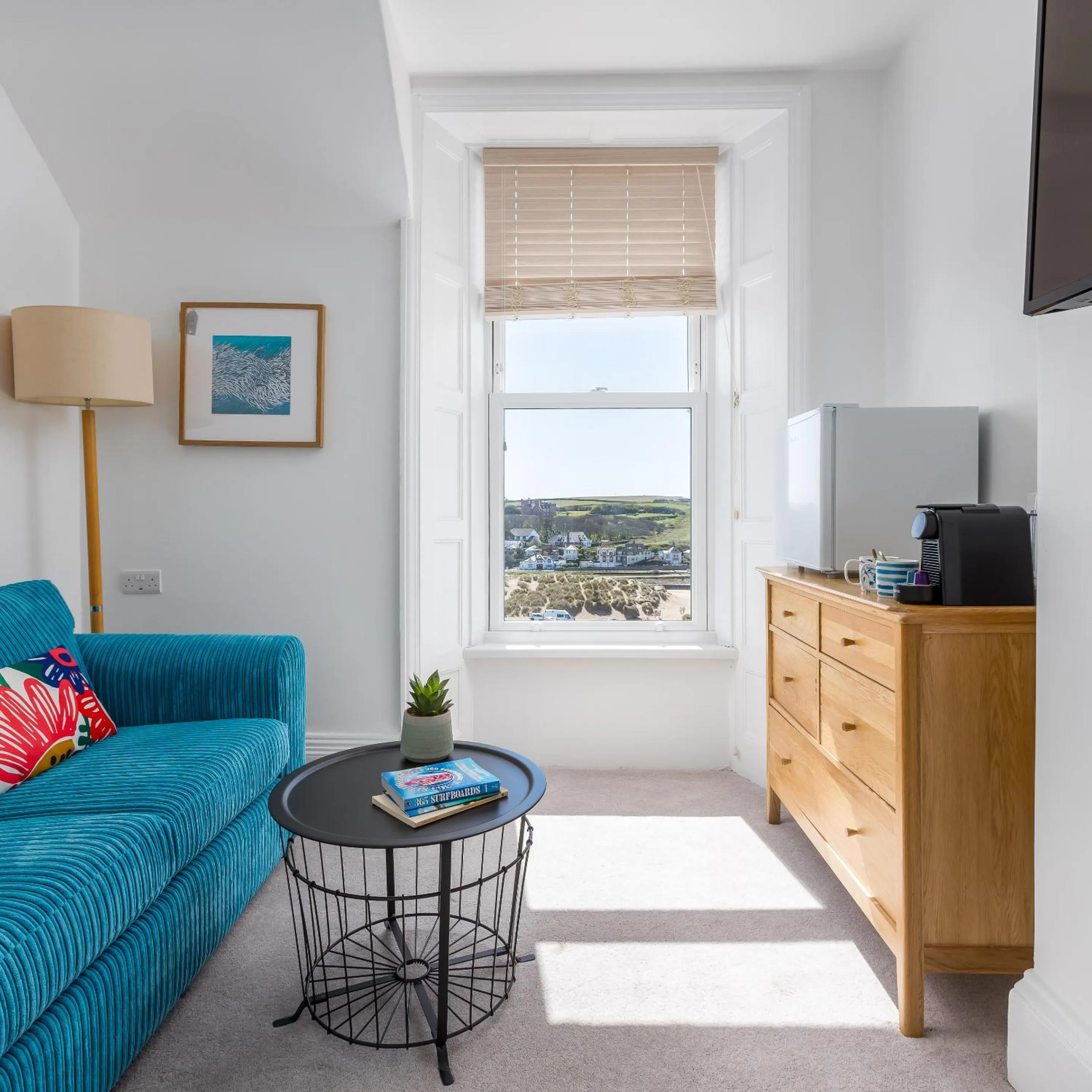 Bedroom in The Edge Of The Beach formally The Edgcumbe Hotel
