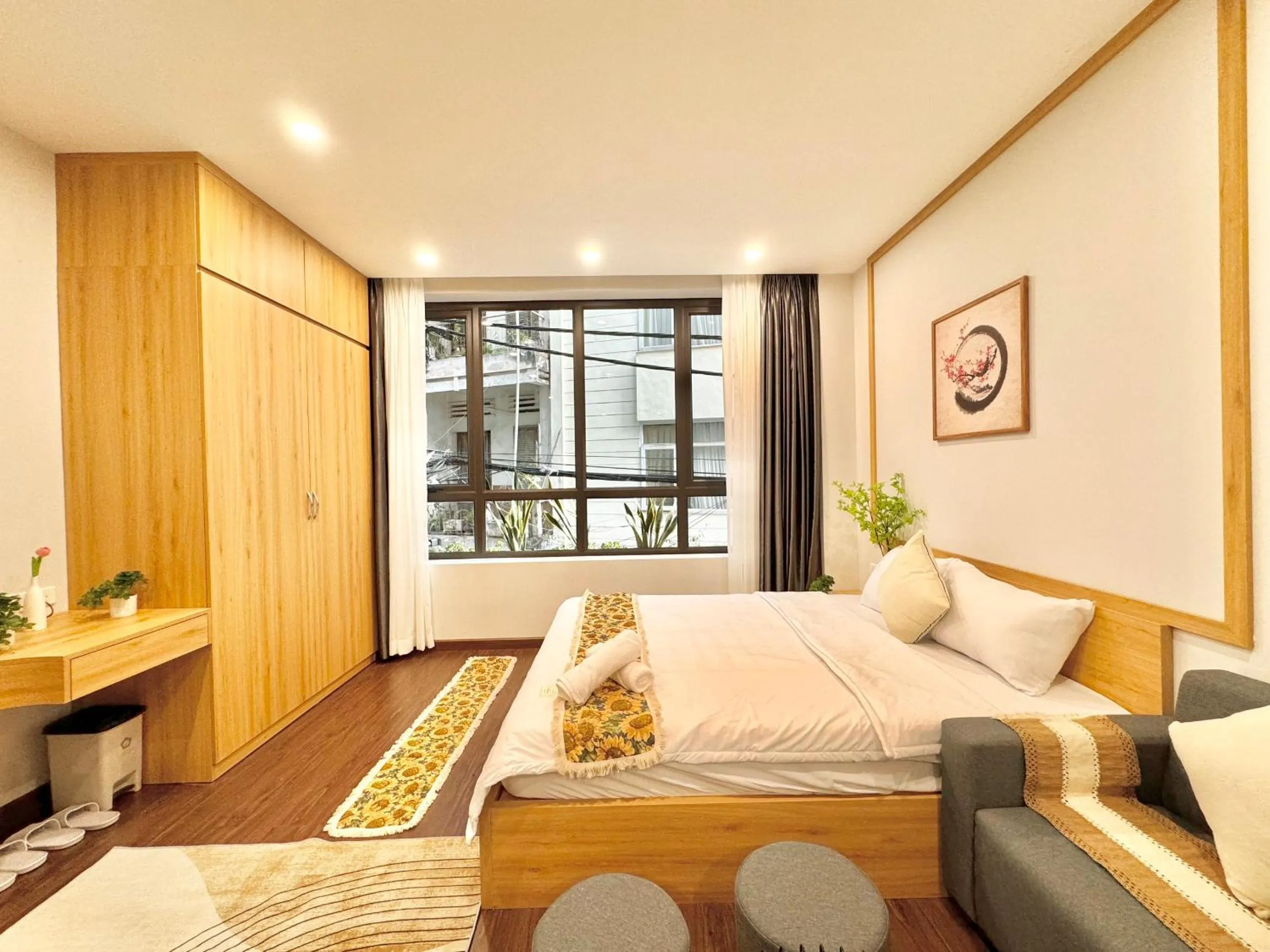 Bed in The Little Home - Đào Tấn - Cozy home - Bathtub - Comfy