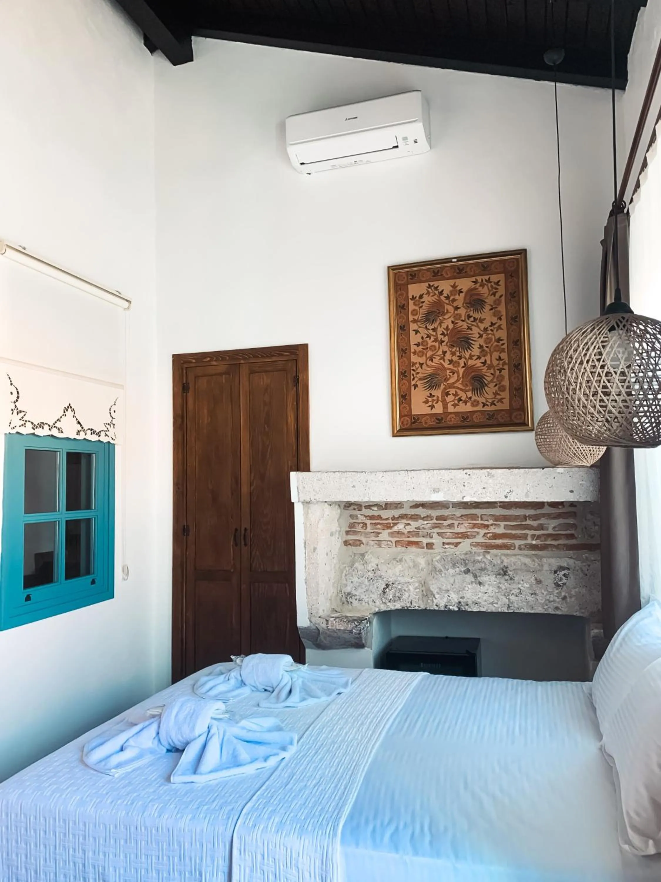 Decorative detail, Bed in Casa Alegre Alaçatı