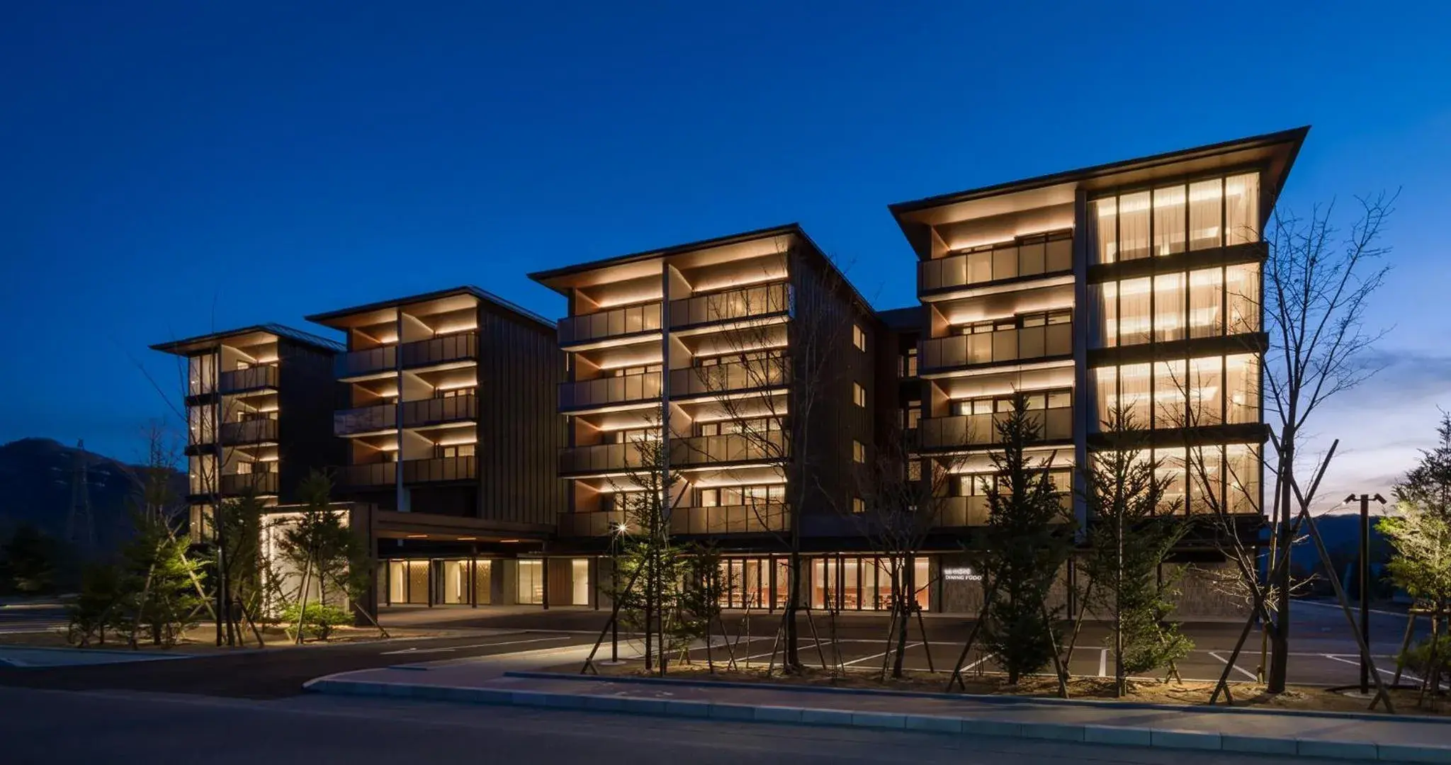 Property building in HOTEL LA VIGNE HAKUBA by Onko Chishin Property building in HOTEL LA VIGNE HAKUBA by Onko Chishin