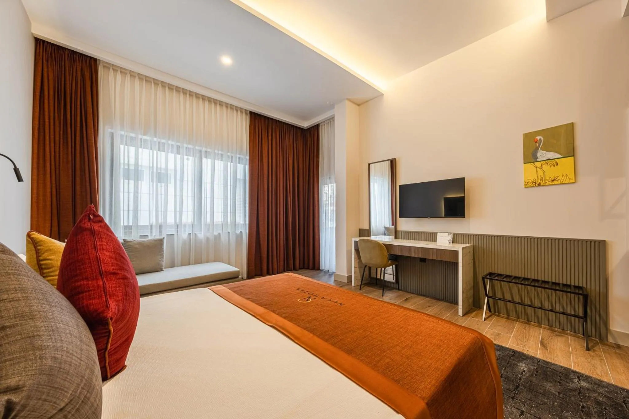 Photo of the whole room, Bed in Nuca Homes