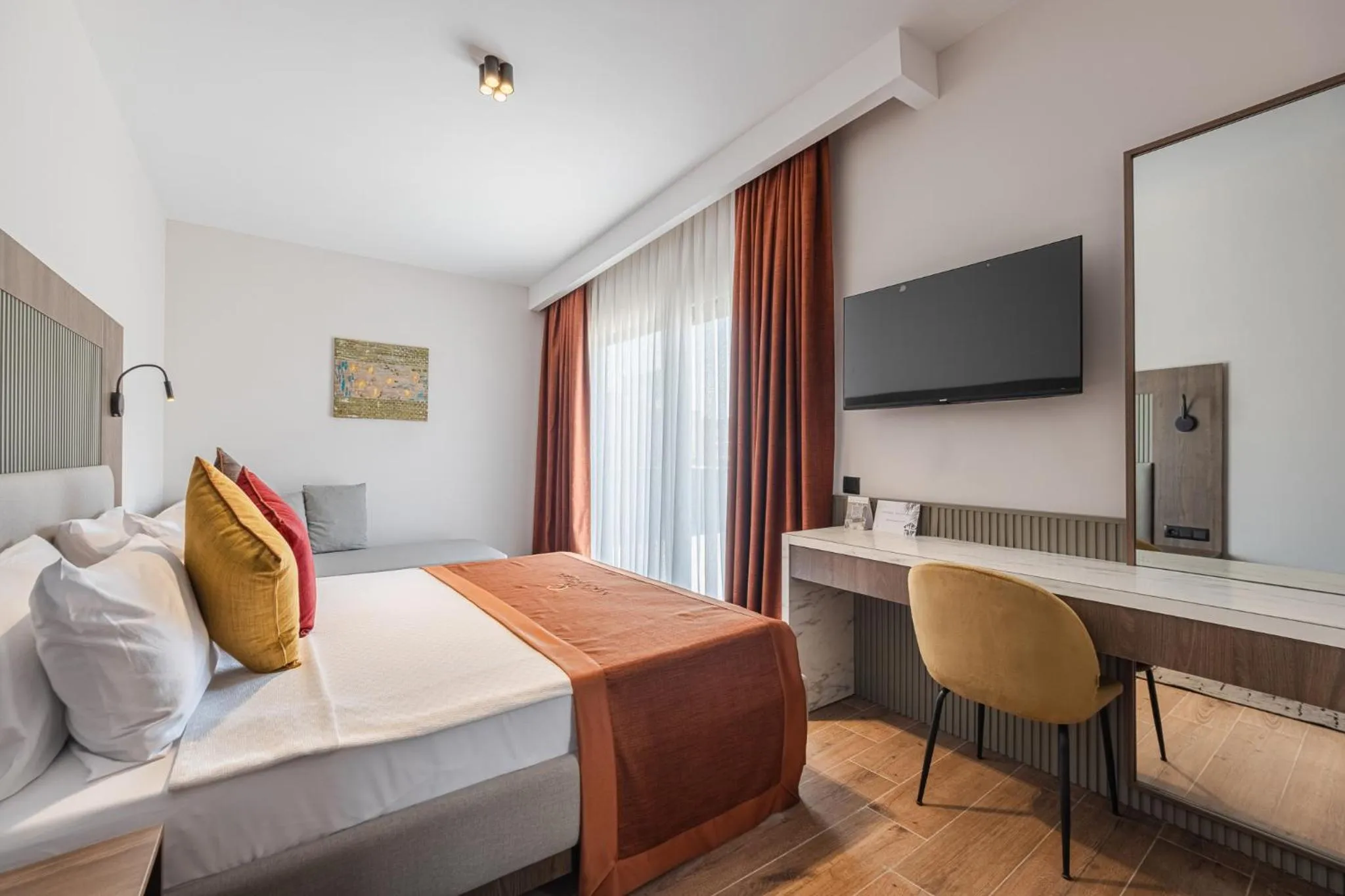 Photo of the whole room, Bed in Nuca Homes