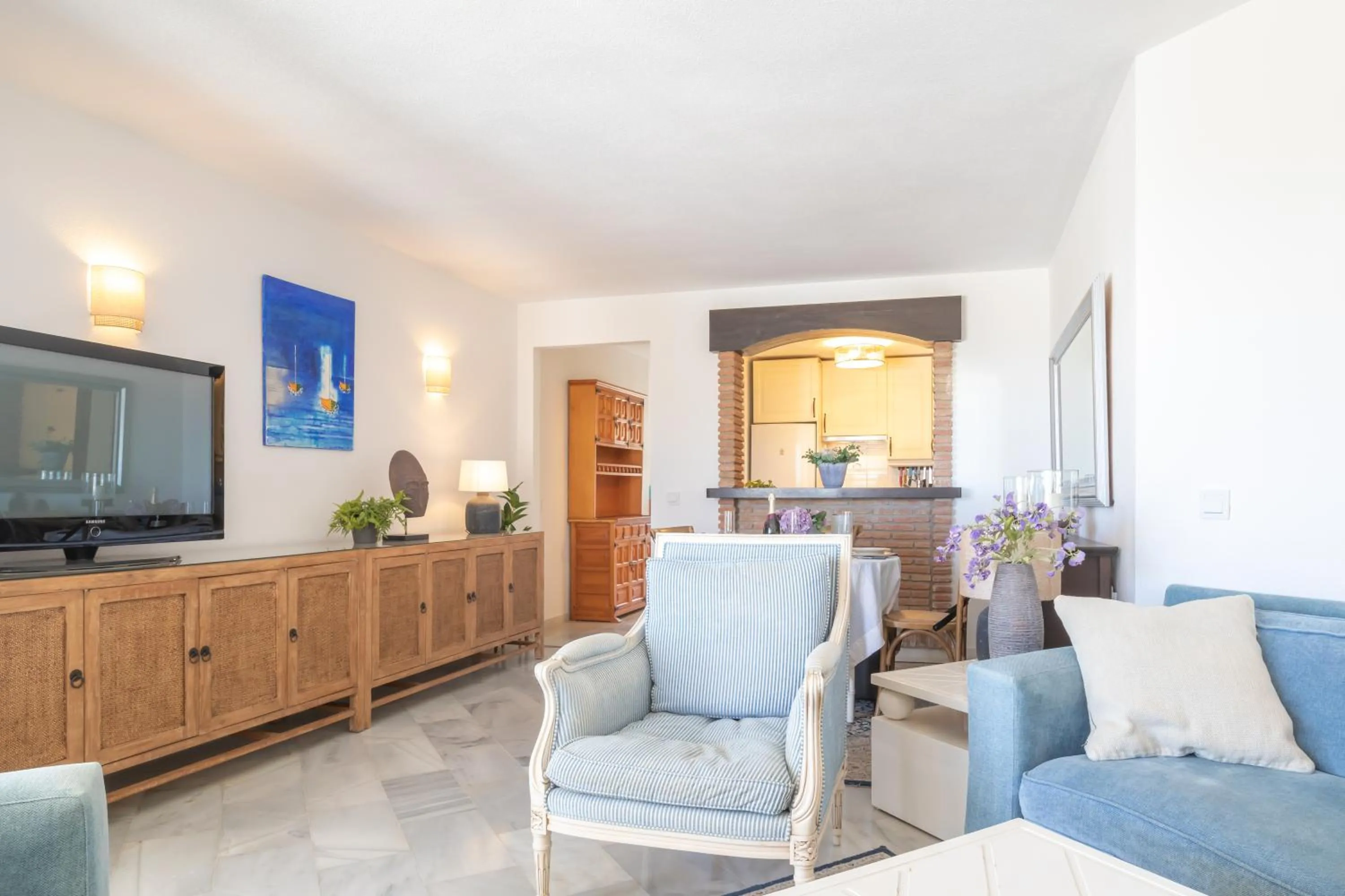 Living room in Calahonda Golf - Happy Rentals