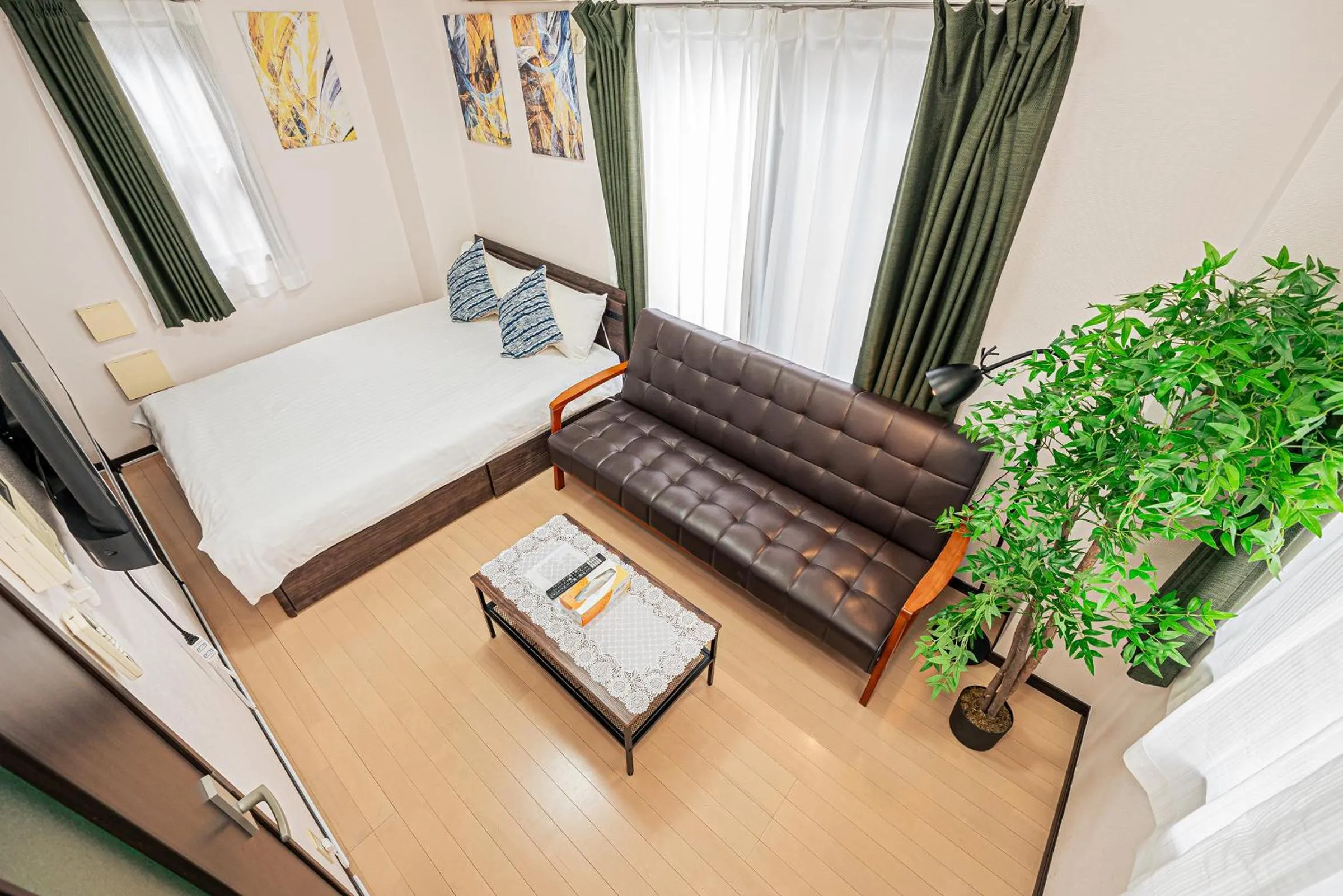 Bed in Japan House Oshiage