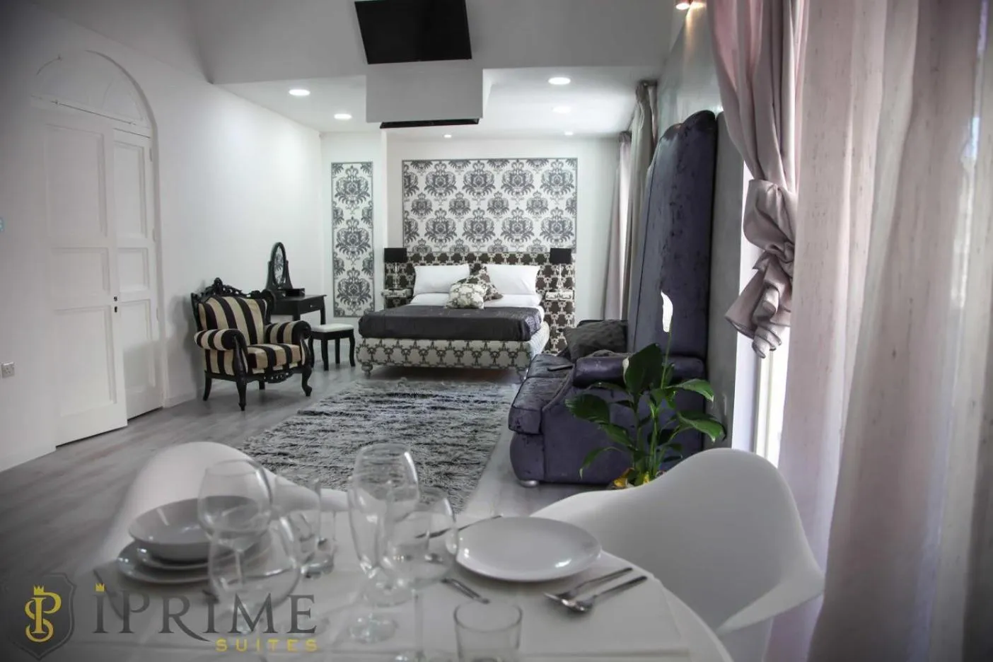 Living room in Sliema Central Iprime Suites Malta