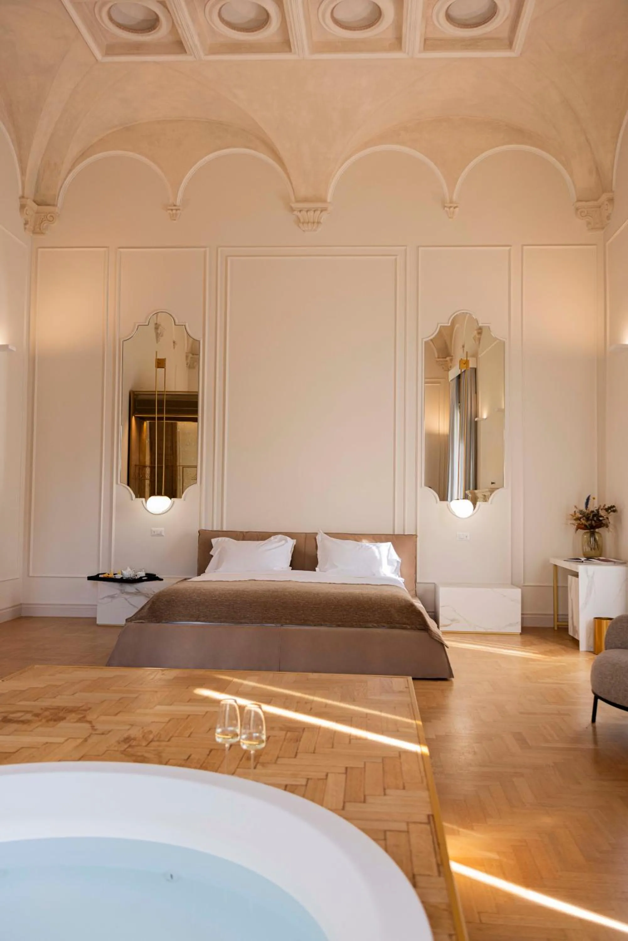 Bed in Palazzo Zimara Boutique Hotel - The D'Angelo Family Collection