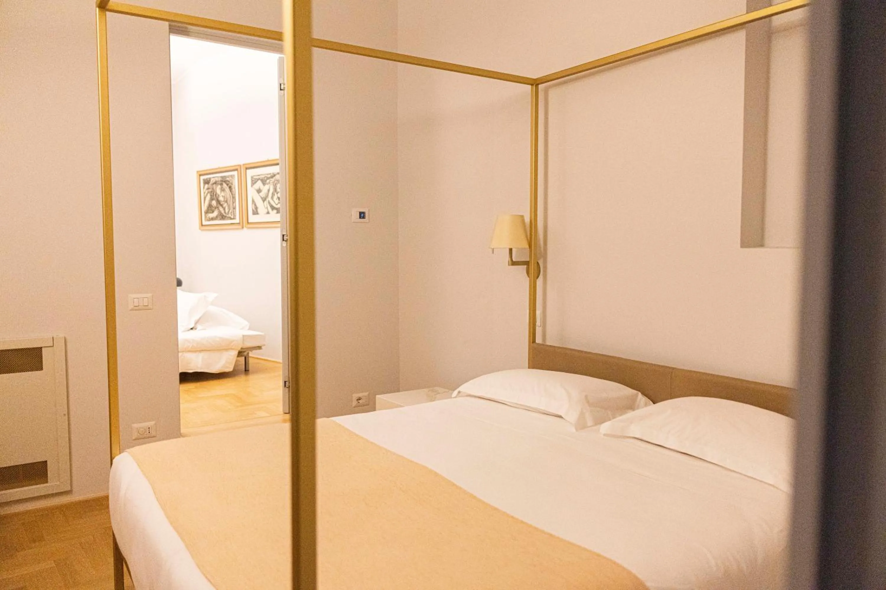 Bed in Palazzo Zimara Boutique Hotel - The D'Angelo Family Collection