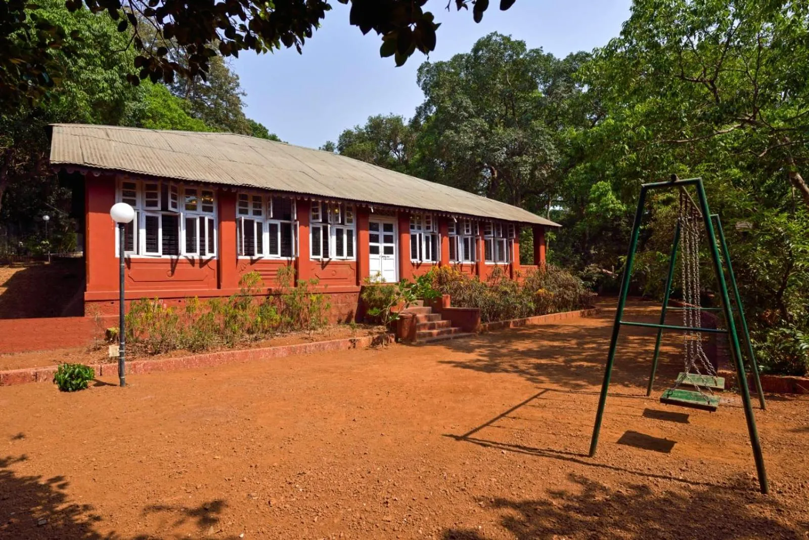 Property building in Radha Cottage Resort
