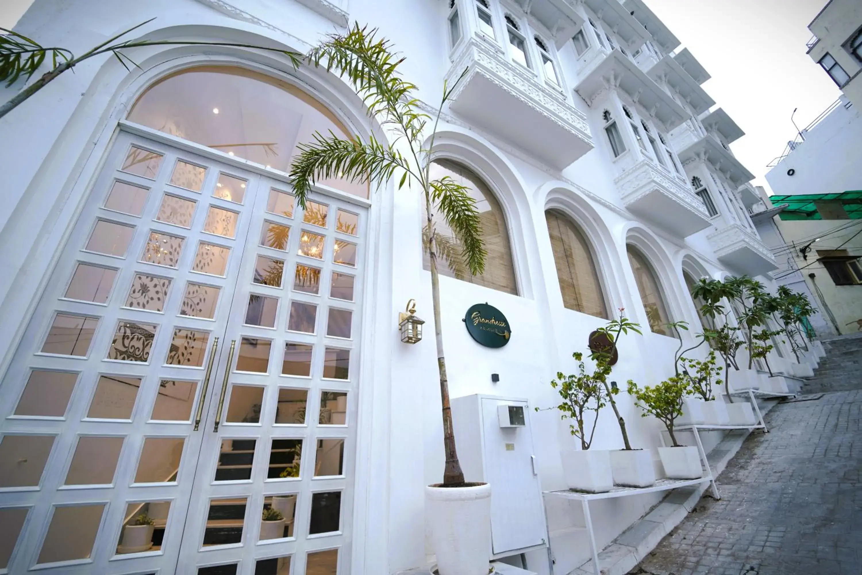 Property building in Grandrosse Boutique - Pichola Lake Facing Hotel Property building in Grandrosse Boutique - Pichola Lake Facing Hotel