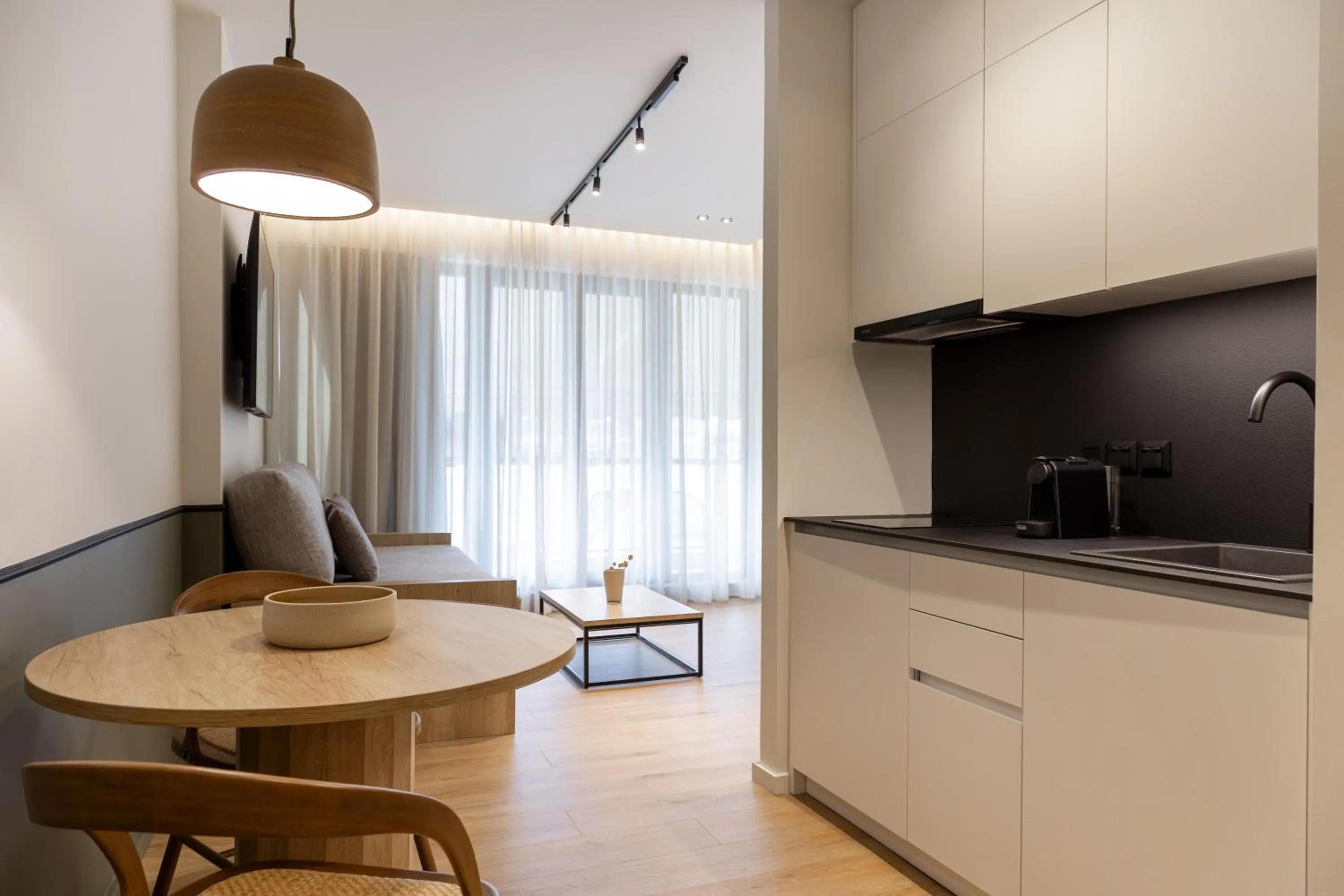 Kitchen or kitchenette in Rebalance Apartments