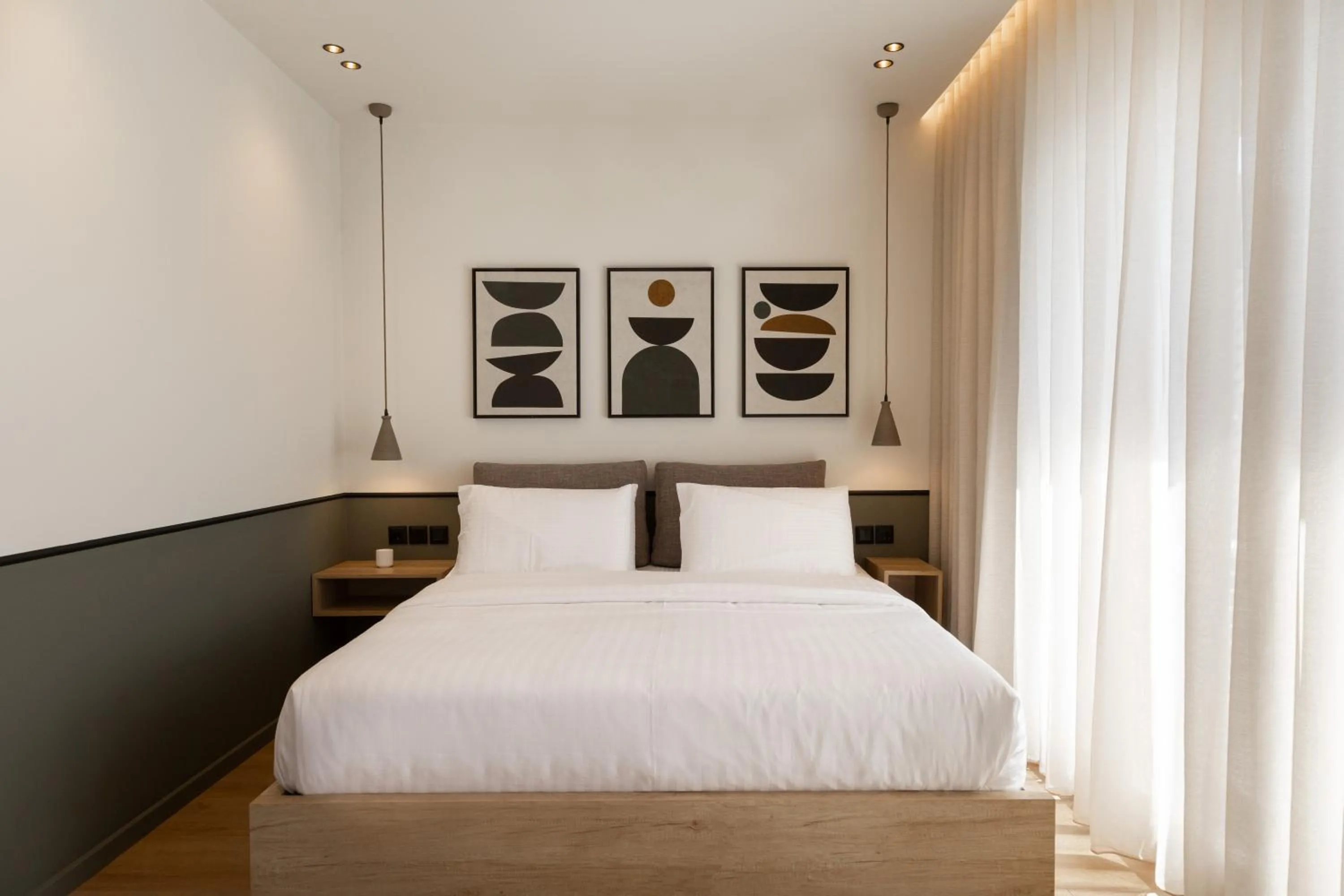 Bed in Rebalance Apartments