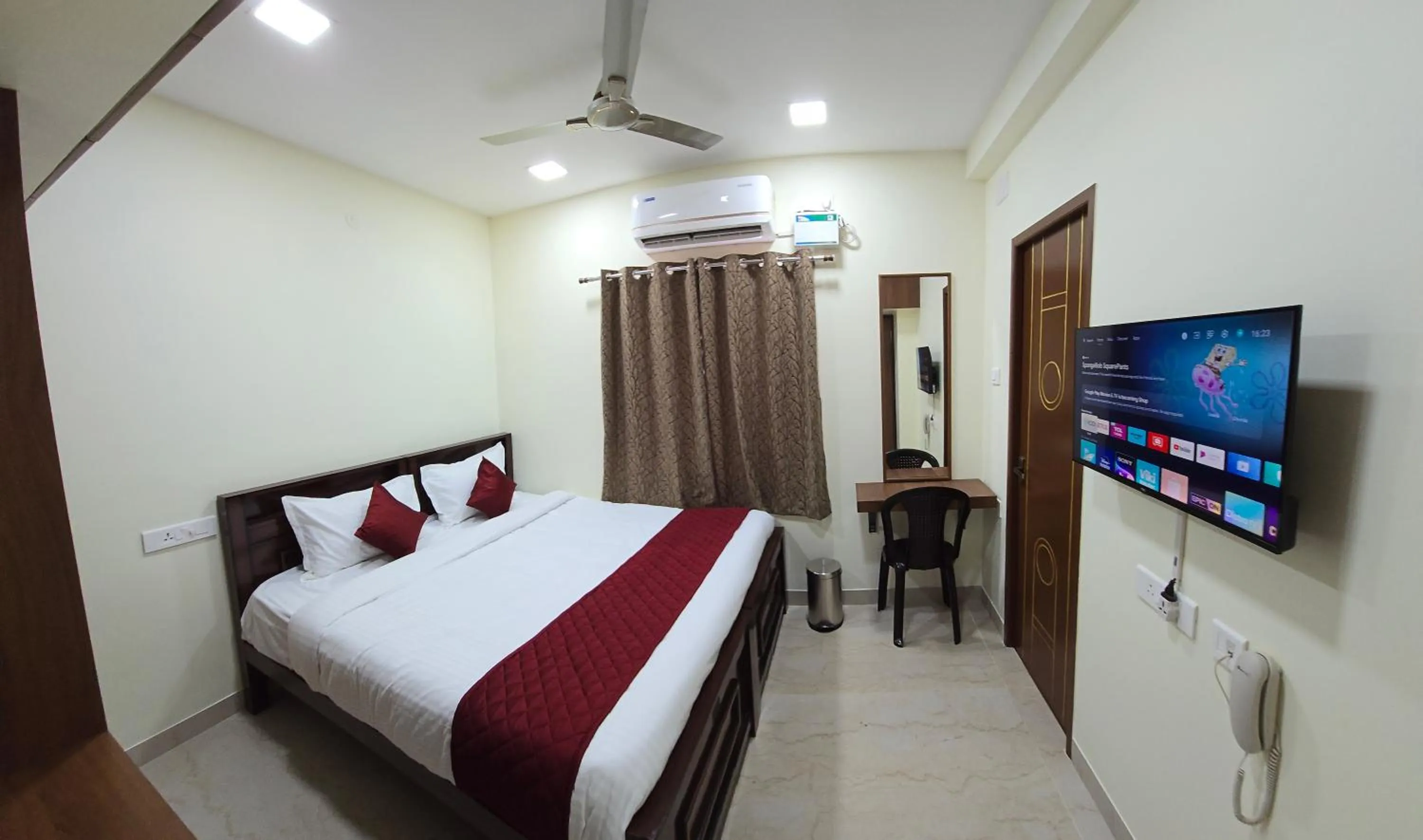 Bed in Hotel NJ RESIDENCY NEAR DLF IT PARK, RMZ SOFTWARE PARK, L&T ECC, CHENNAI TRADE CENTRE & MIOT