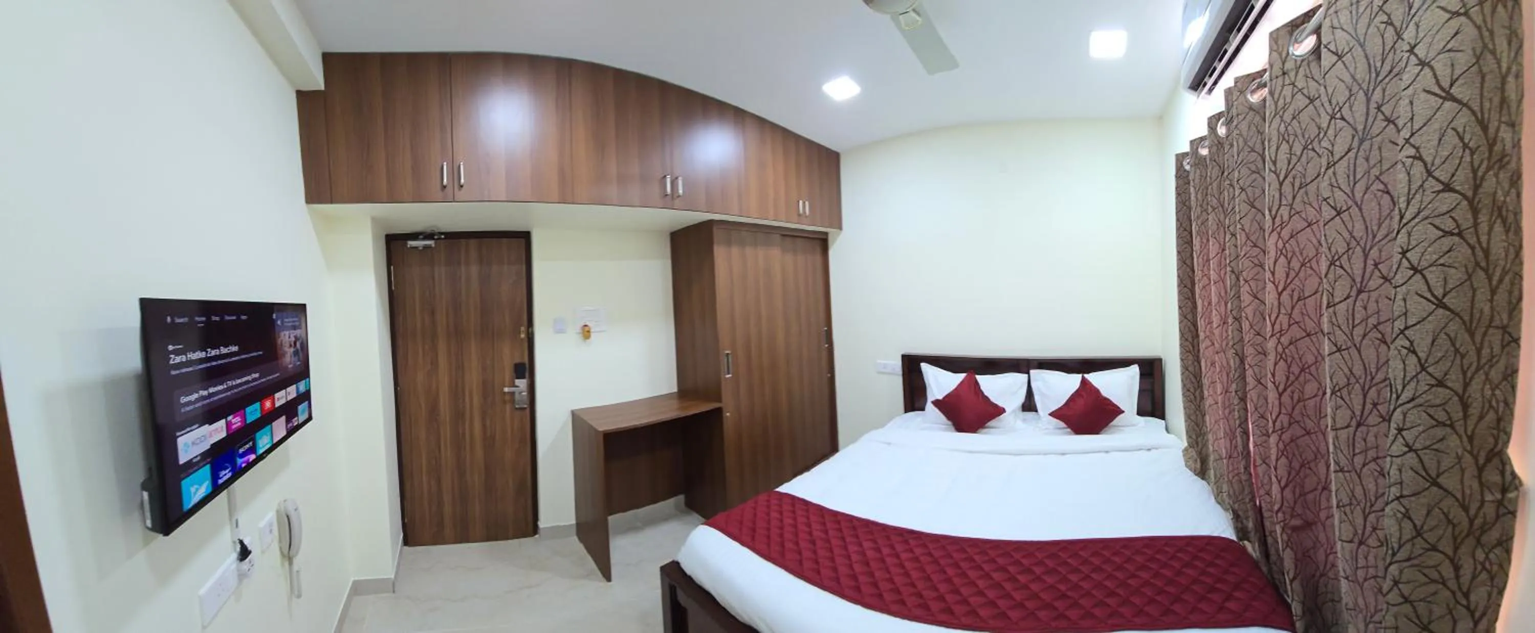 Bed in Hotel NJ RESIDENCY NEAR DLF IT PARK, RMZ SOFTWARE PARK, L&T ECC, CHENNAI TRADE CENTRE & MIOT