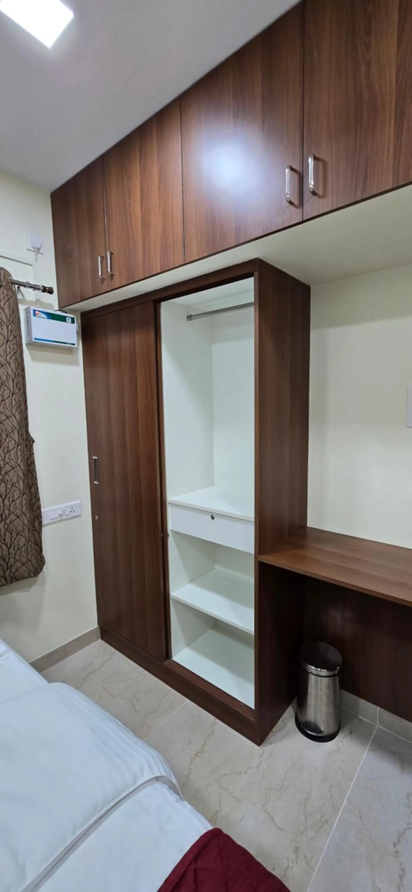 storage, Bed in Hotel NJ RESIDENCY NEAR DLF IT PARK, RMZ SOFTWARE PARK, L&T ECC, CHENNAI TRADE CENTRE & MIOT