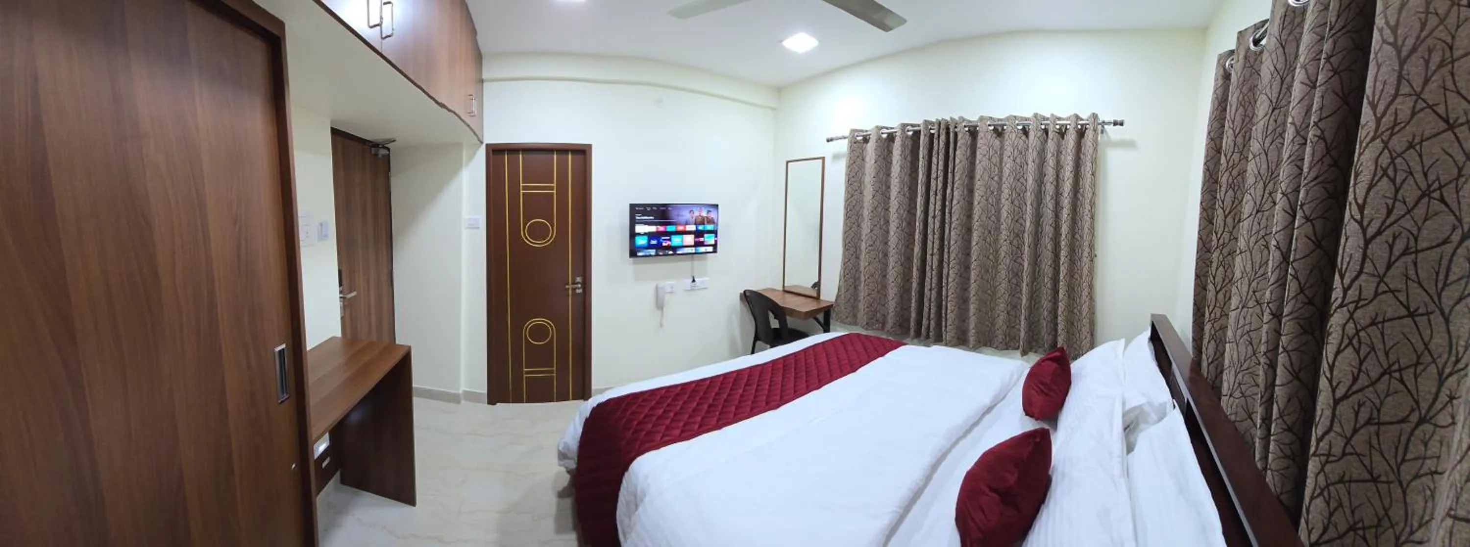 Bed in Hotel NJ RESIDENCY NEAR DLF IT PARK, RMZ SOFTWARE PARK, L&T ECC, CHENNAI TRADE CENTRE & MIOT