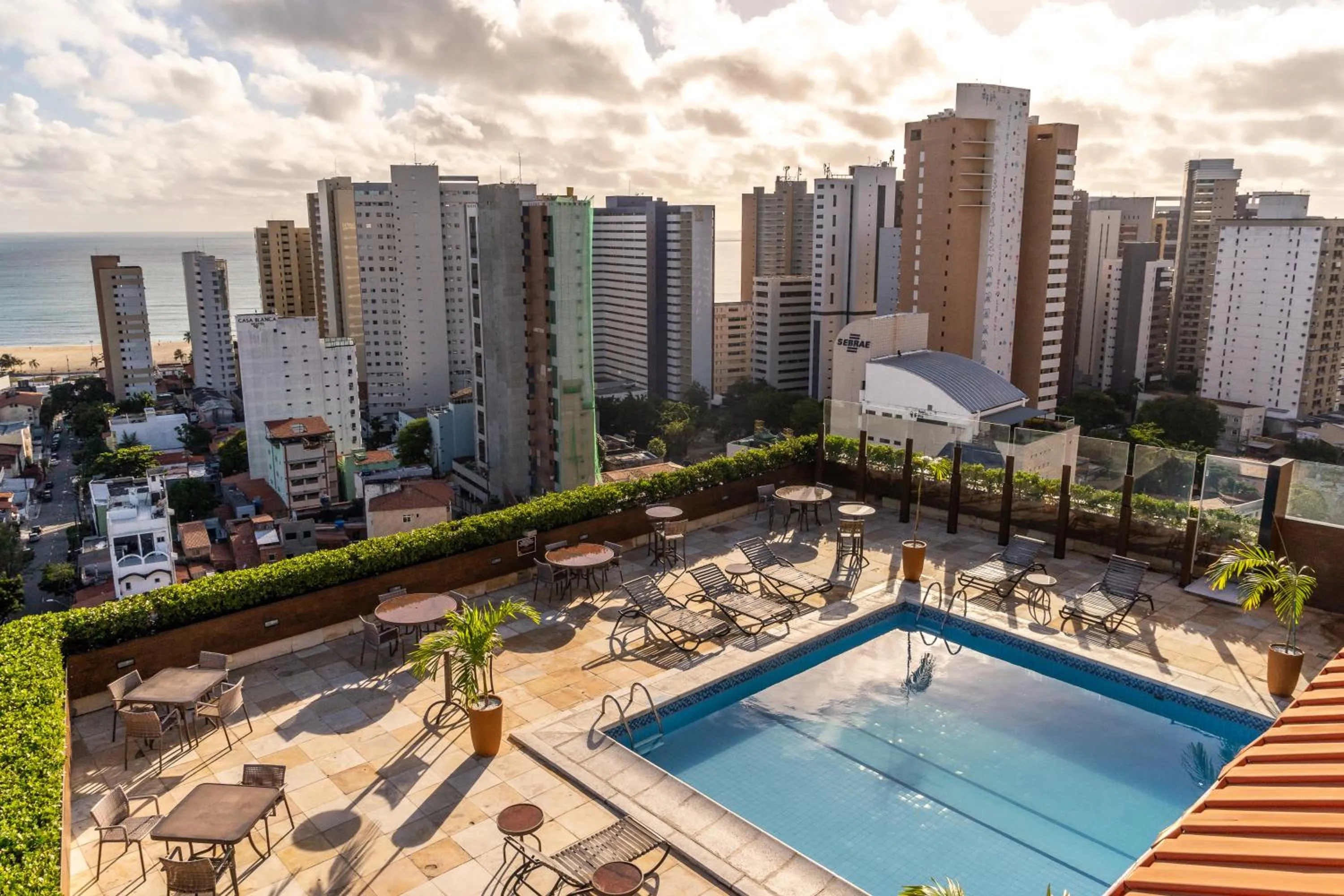 Pool view in Hotel Praia Centro