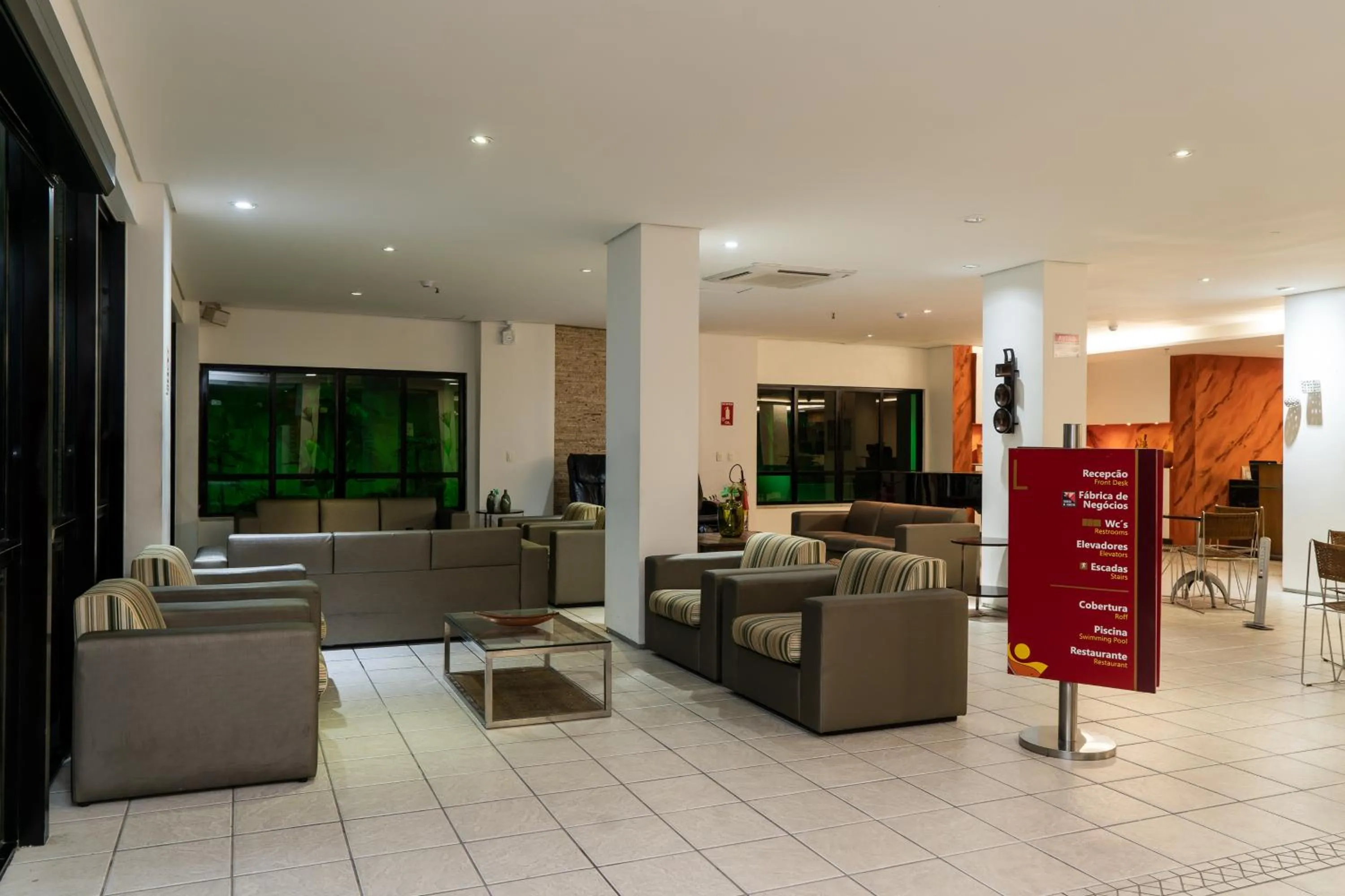 Lobby or reception in Hotel Praia Centro