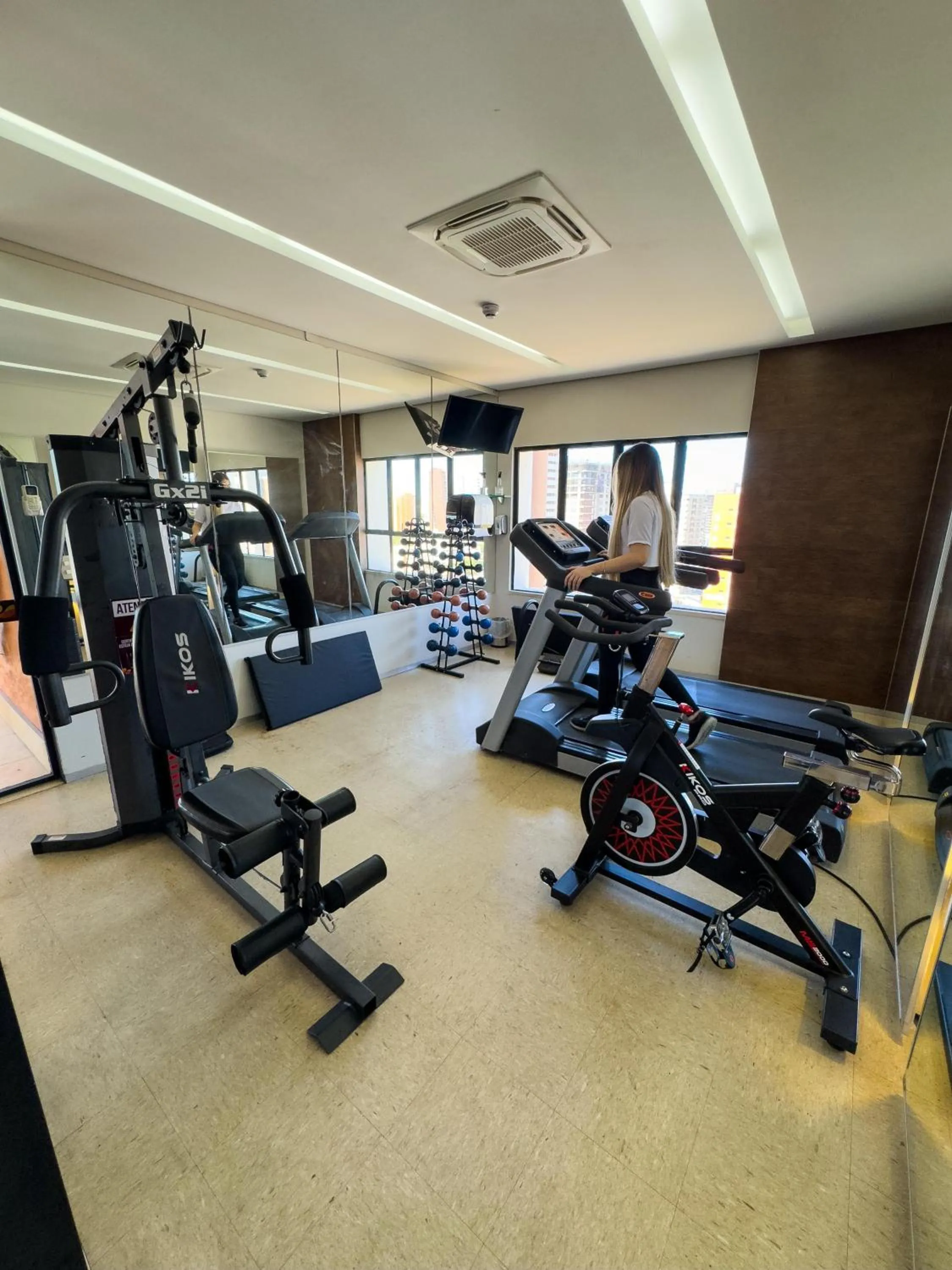 Fitness centre/facilities in Hotel Praia Centro