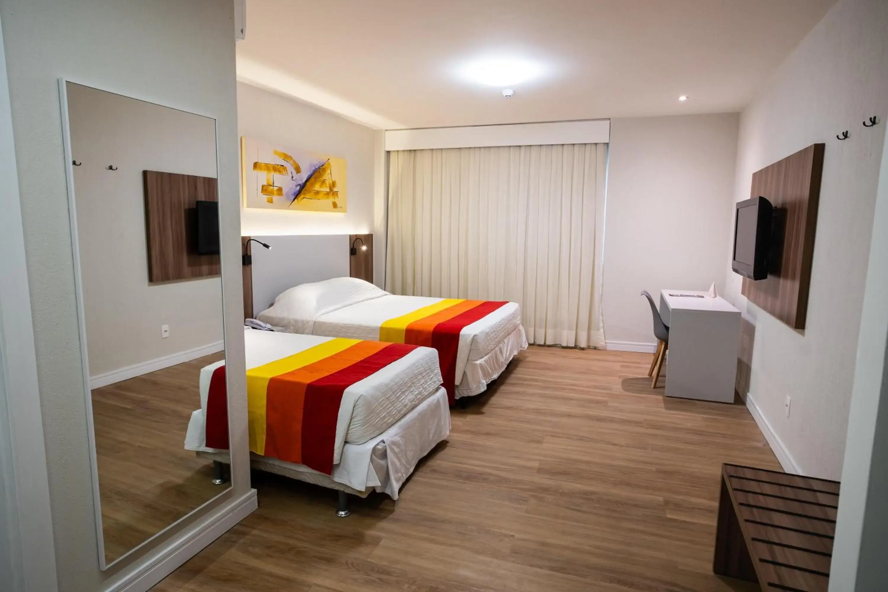 Bedroom, Bed in Hotel Praia Centro Bedroom, Bed in Hotel Praia Centro