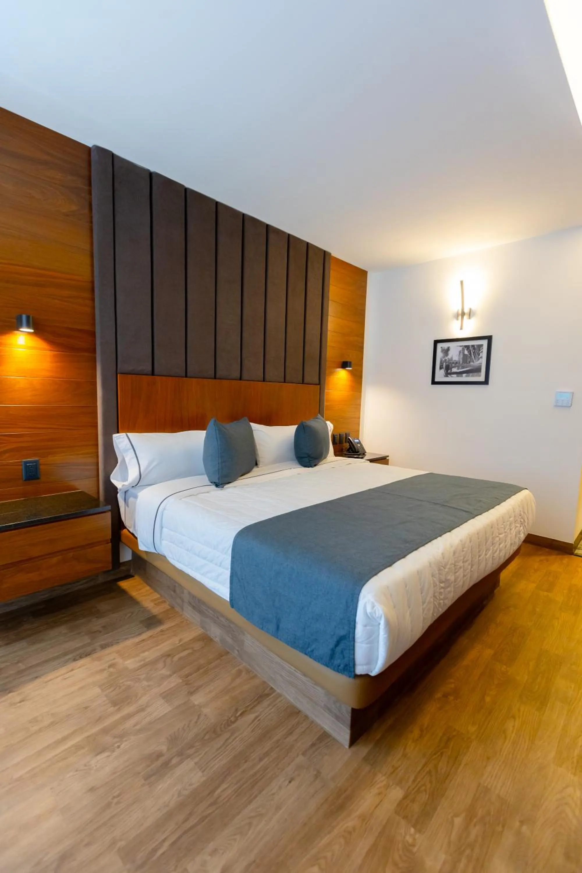 Bed in Hotel Noite Business Class